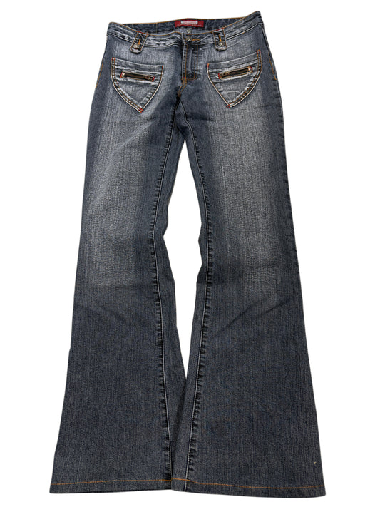2000s Flare jeans washed