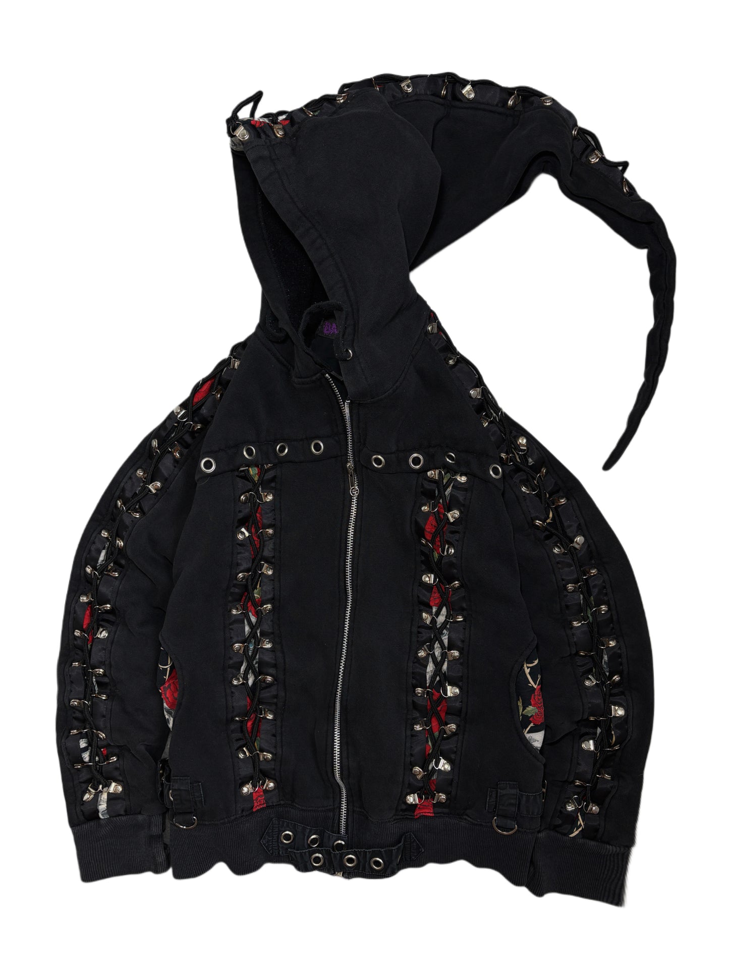 2000s Banned Avantgarde Alternative Zip Hoodie