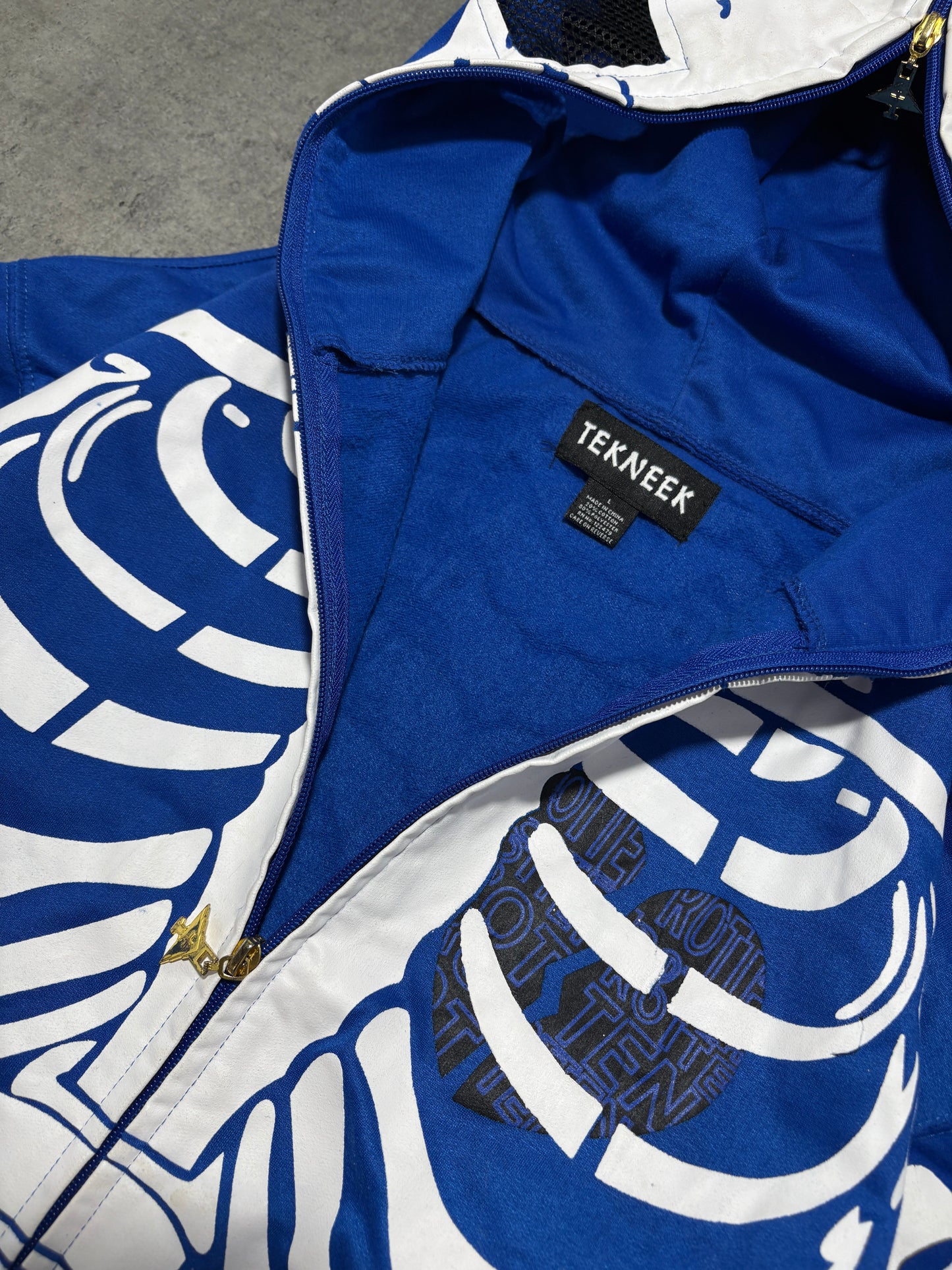 Full Zip Up Skeleton Hoodie