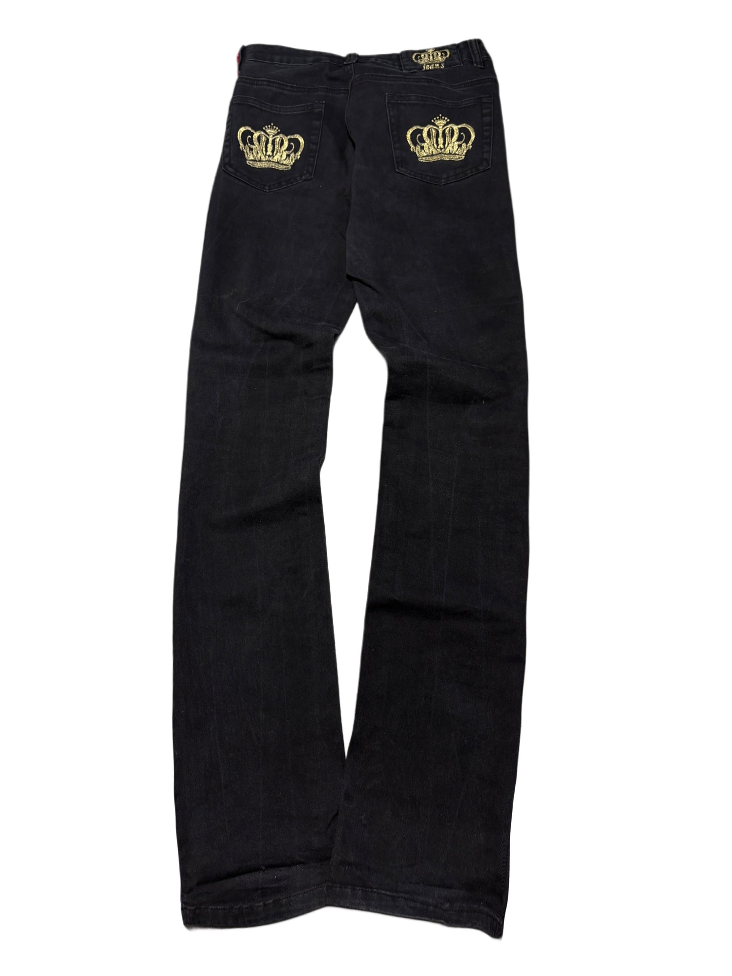2000s y2k crown jeans