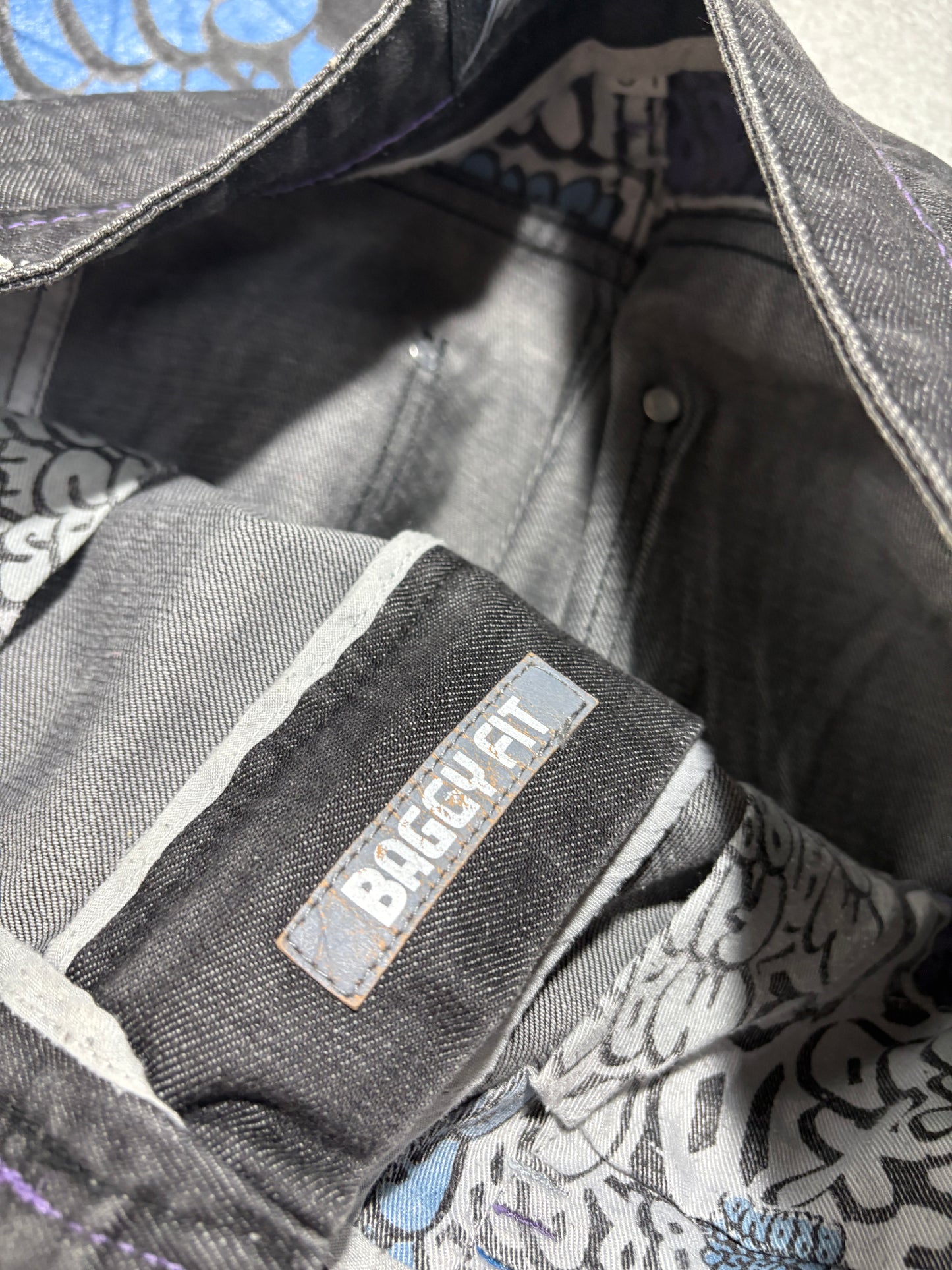 2000s Mass Denim graffiti baggy  jeans OG POLSKA MARKA