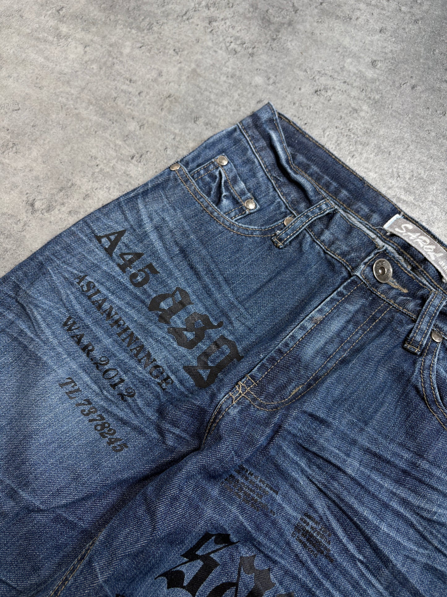 2000s Sarol Printed Jeans