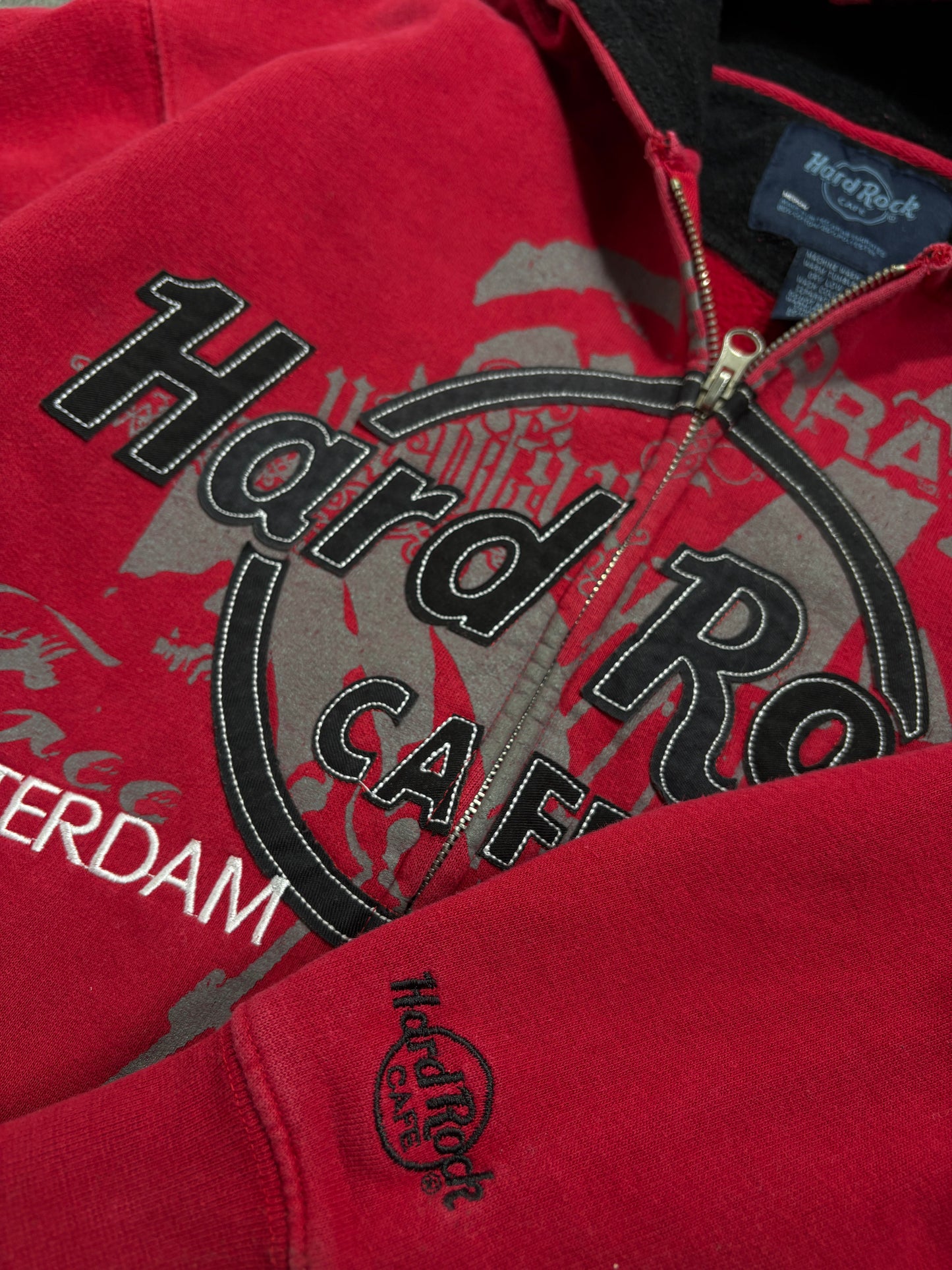 2000s Hard Rock Cafe Zip Up Hoodie