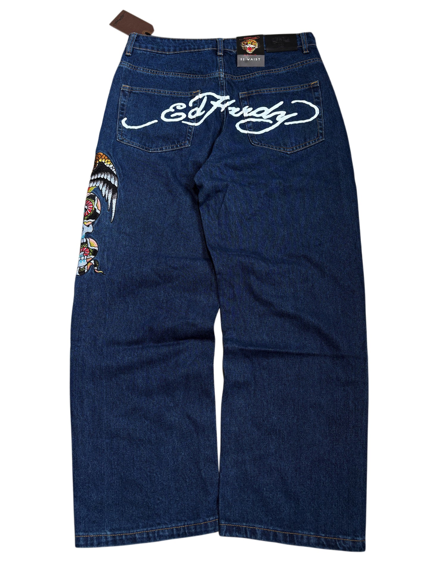 Ed Hardy Printed Baggy Jeans
