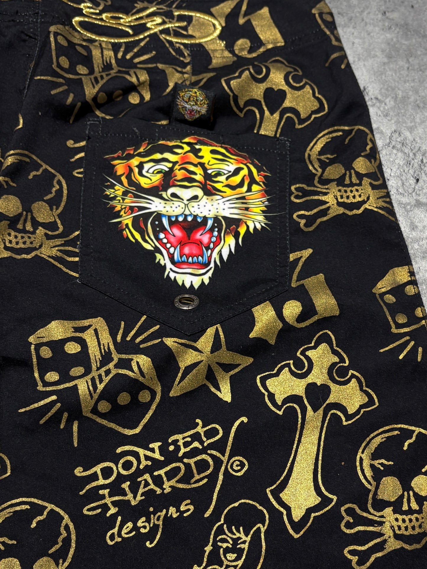 2000s EdHardy swim shorts