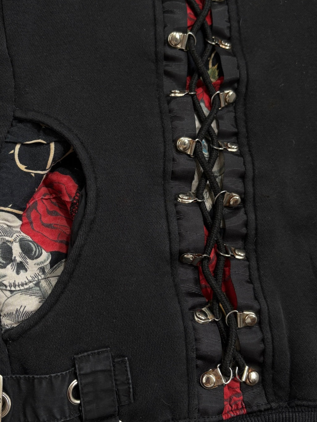 2000s Banned Avantgarde Alternative Zip Hoodie