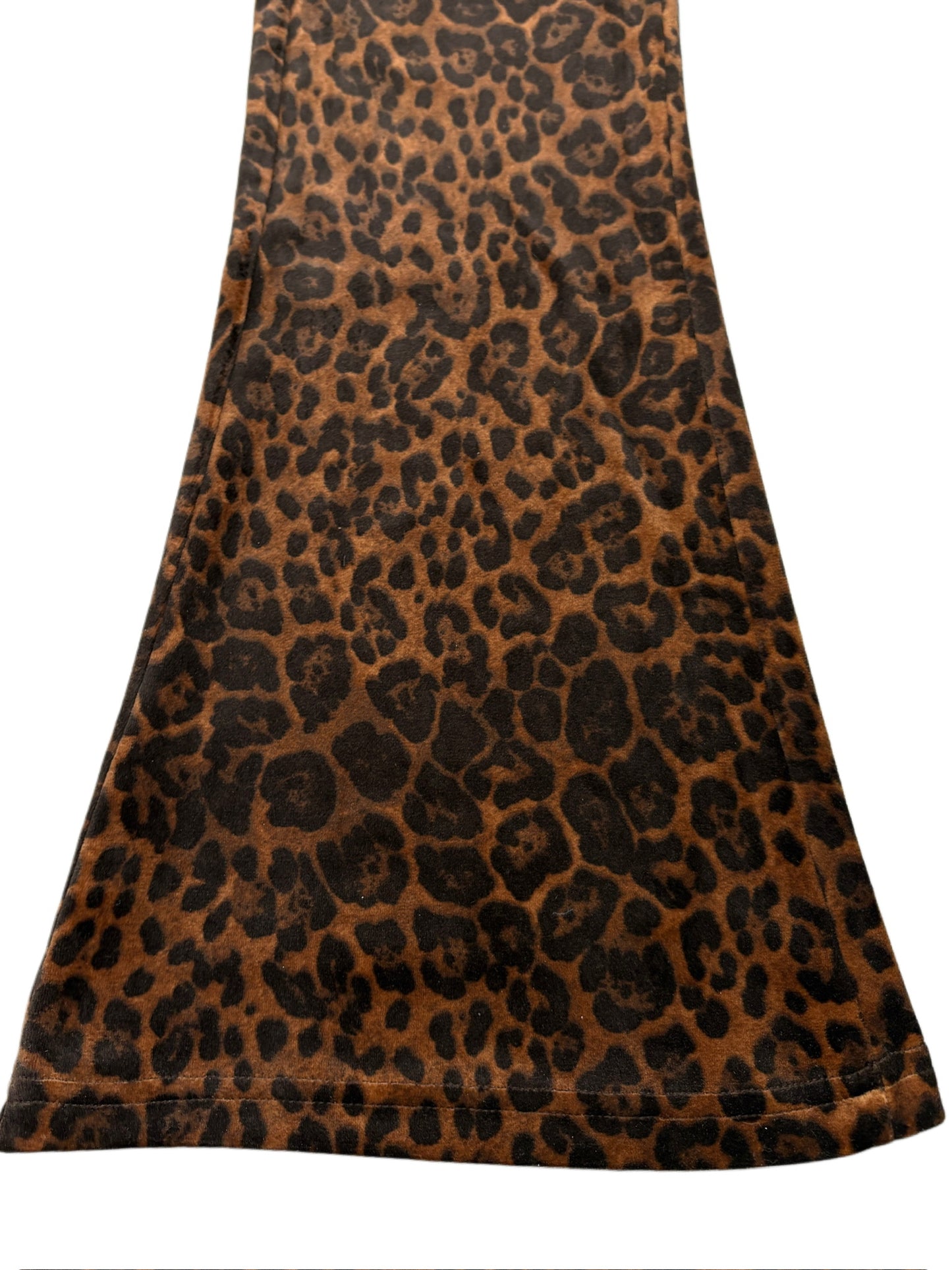 True Religion leopard flare welur pants brand new