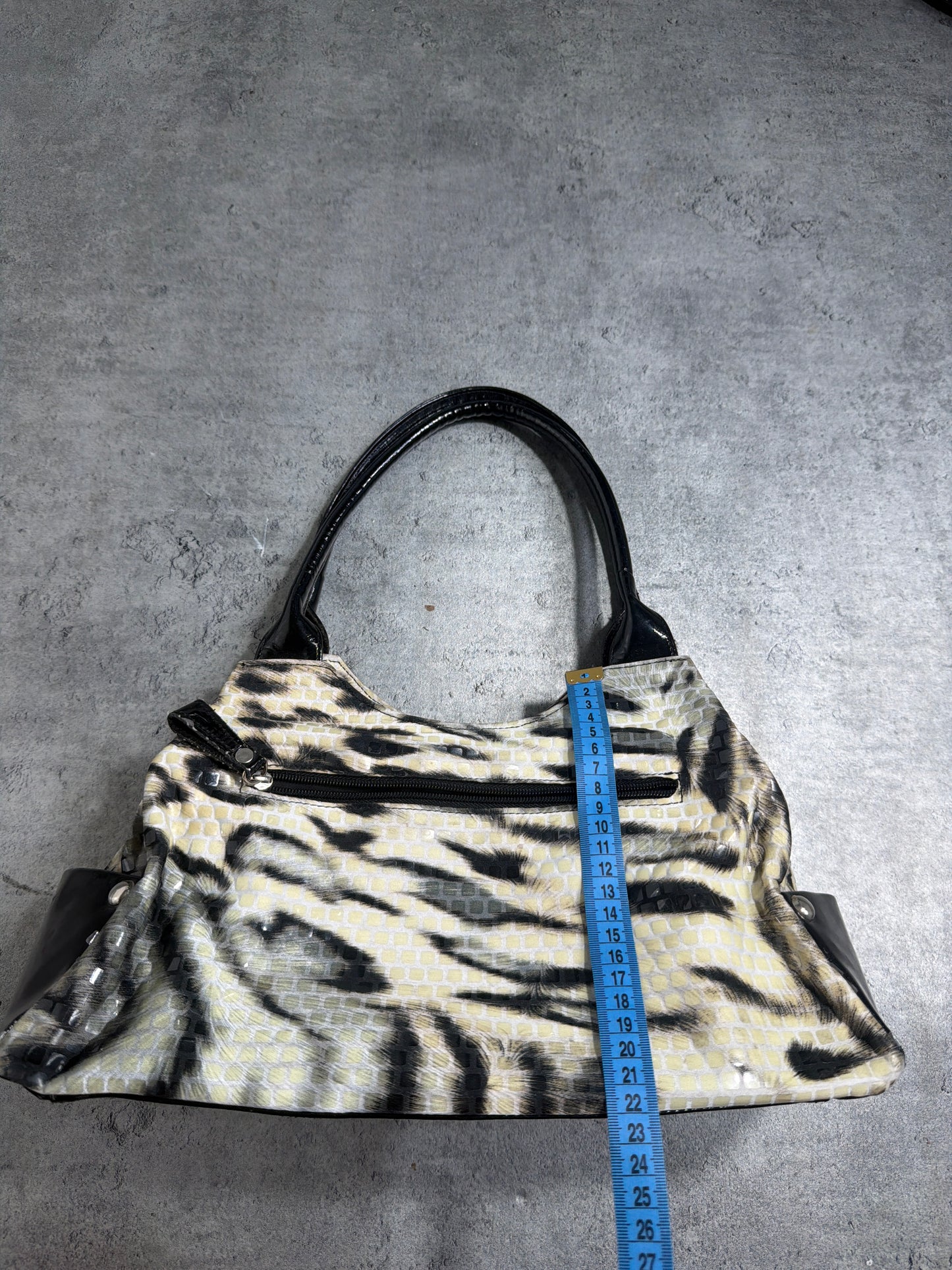 2000s Animal Print Bling Bag