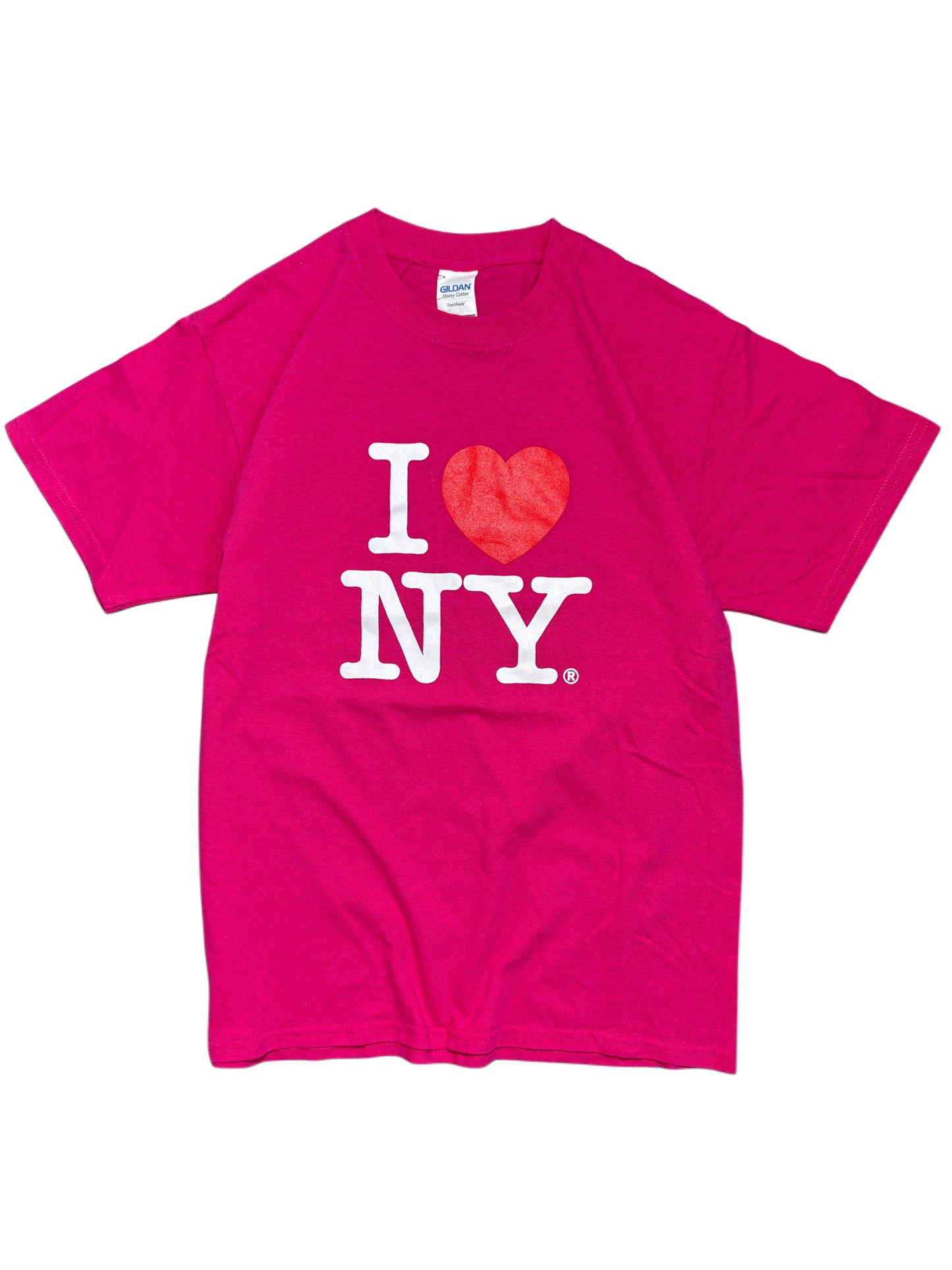 2000s I Love Ny pink t-shirt