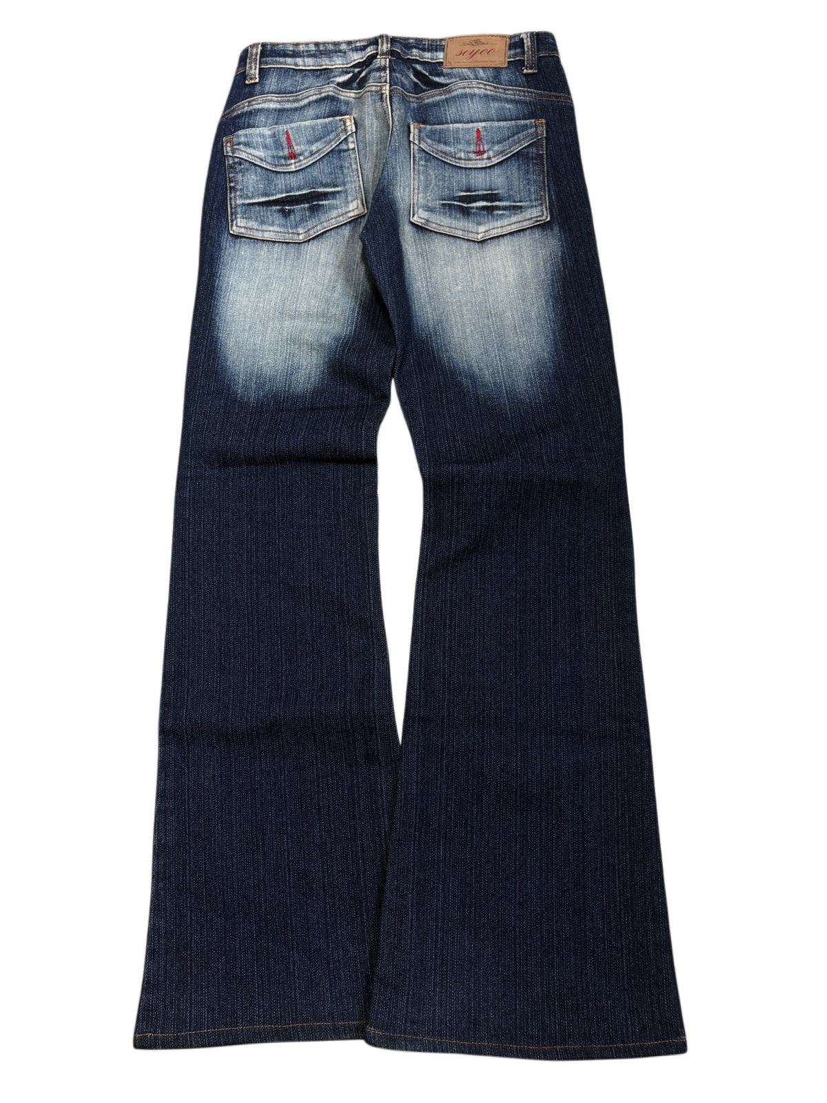 2000s Seyoo Flared Washed Jeans Bootcut