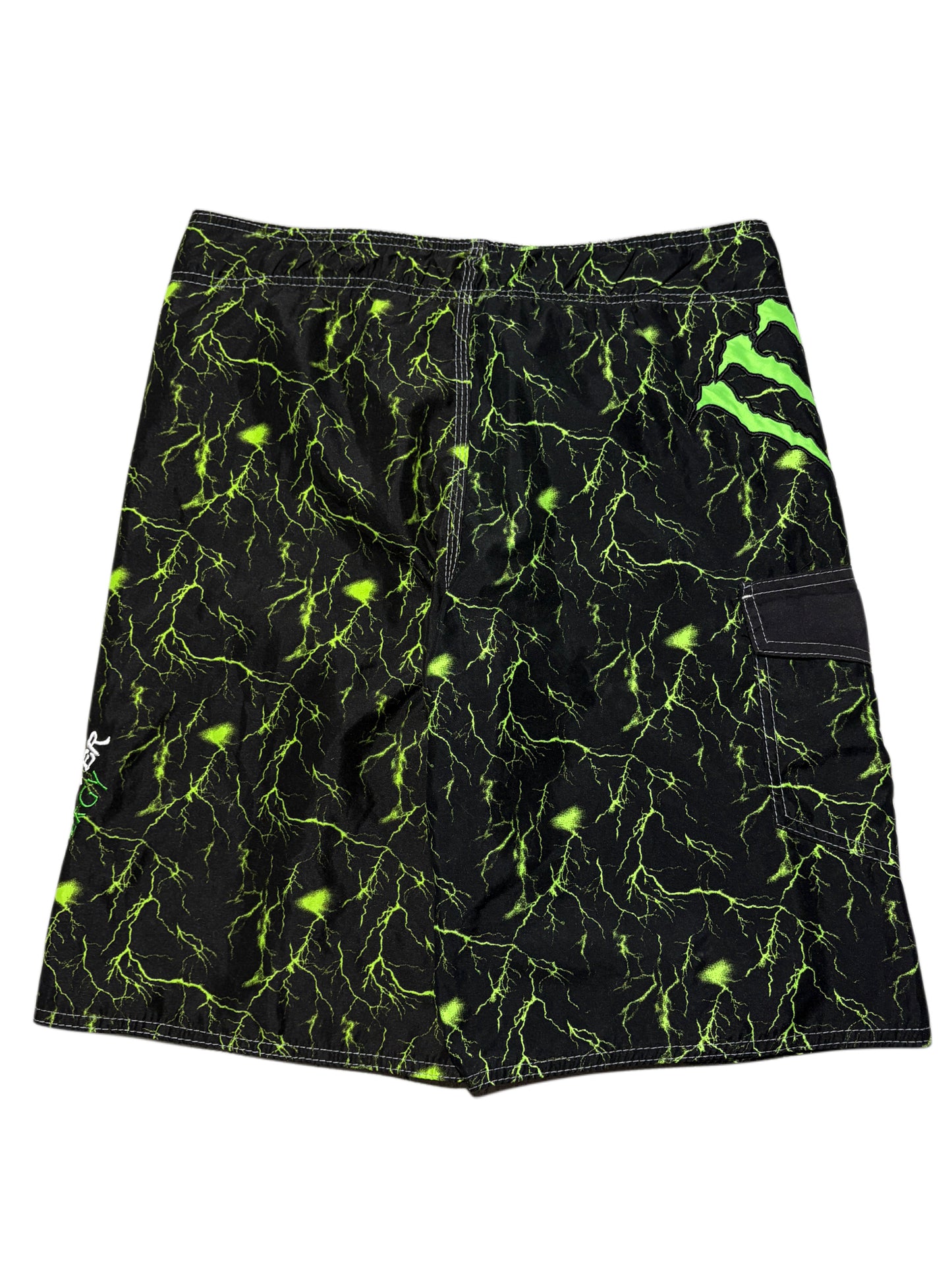 2000s Monster Energy swim shorts