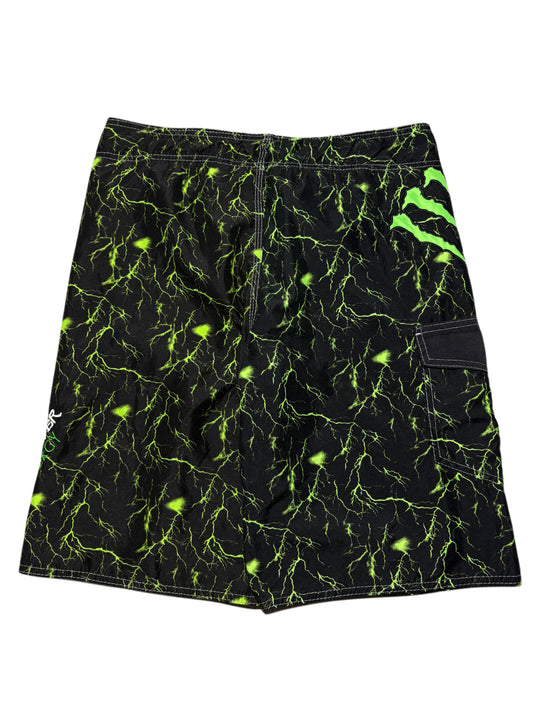 2000s Monster Energy swim shorts