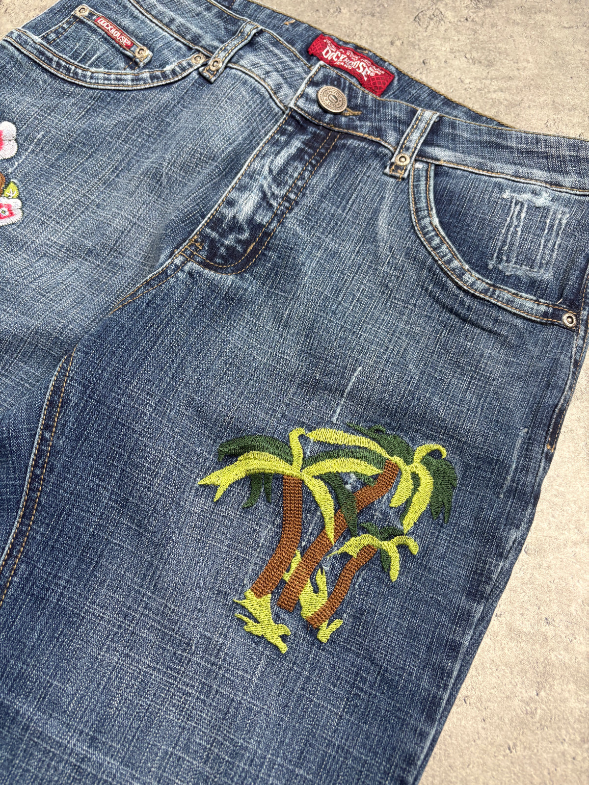 2000s Dockhouse Palm Jeans