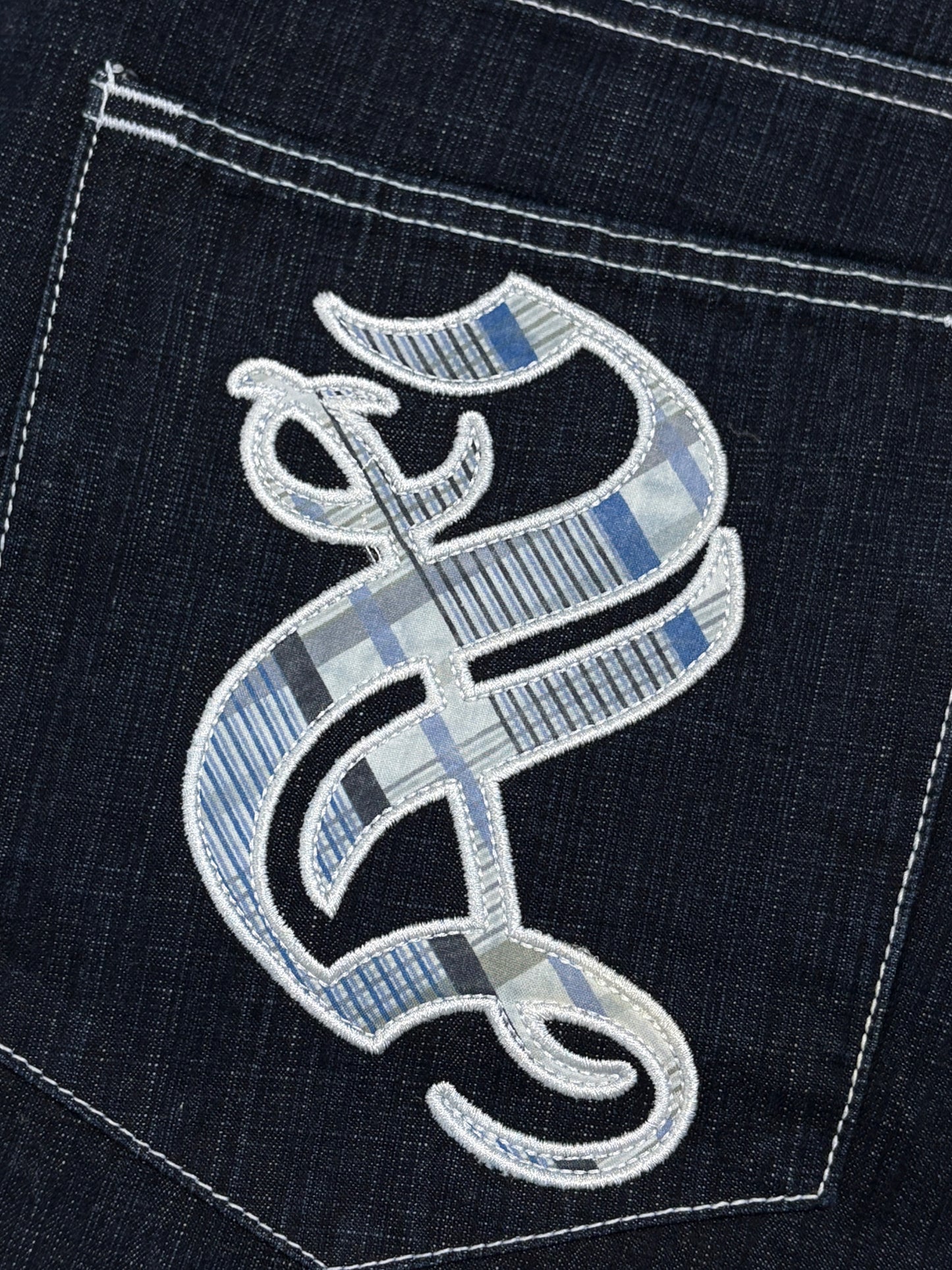 2000s *RARE* SOUTHPOLE BLUE TAB BAGGY JEANS