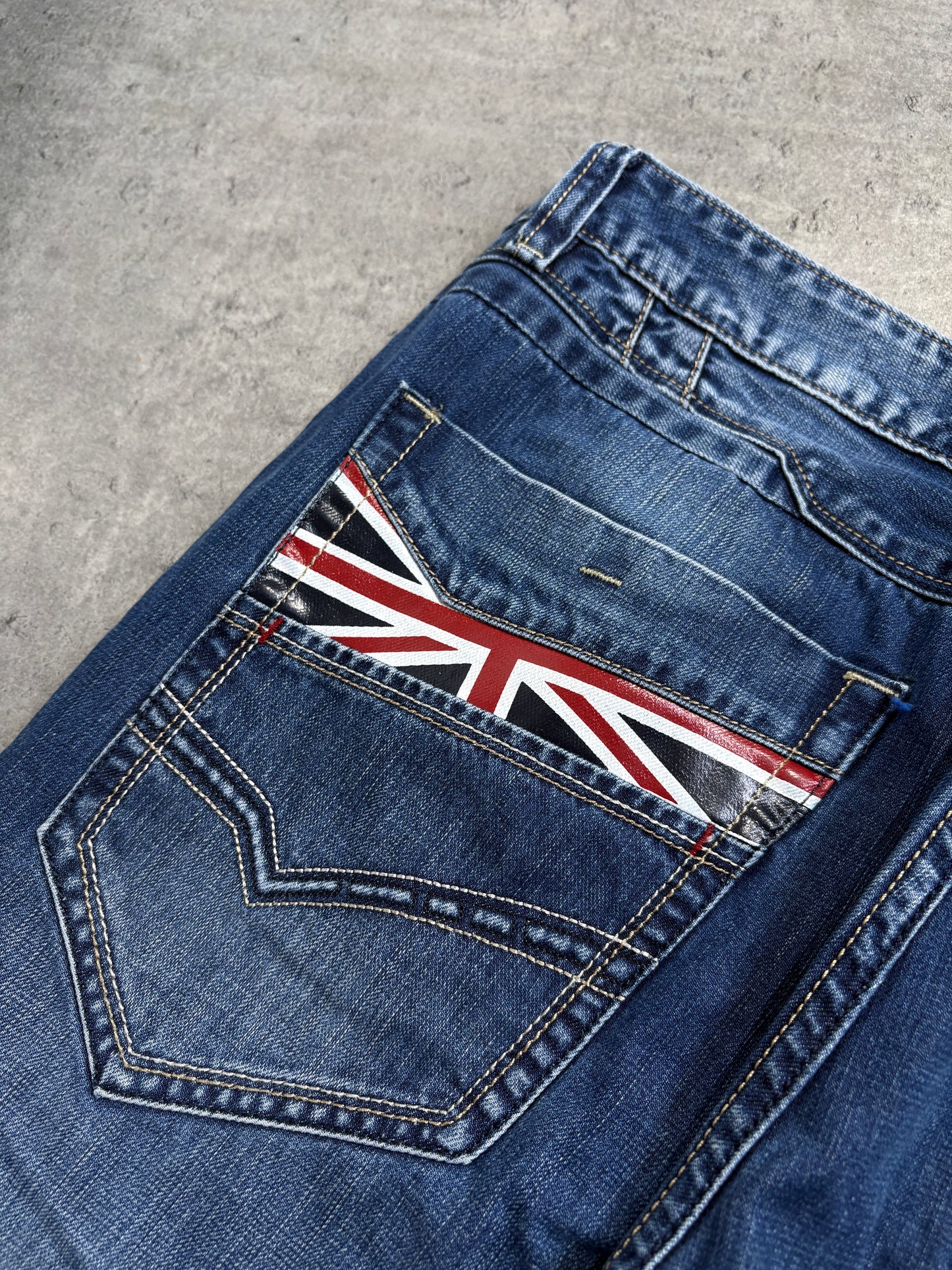 2000s UK Flag Jeans
