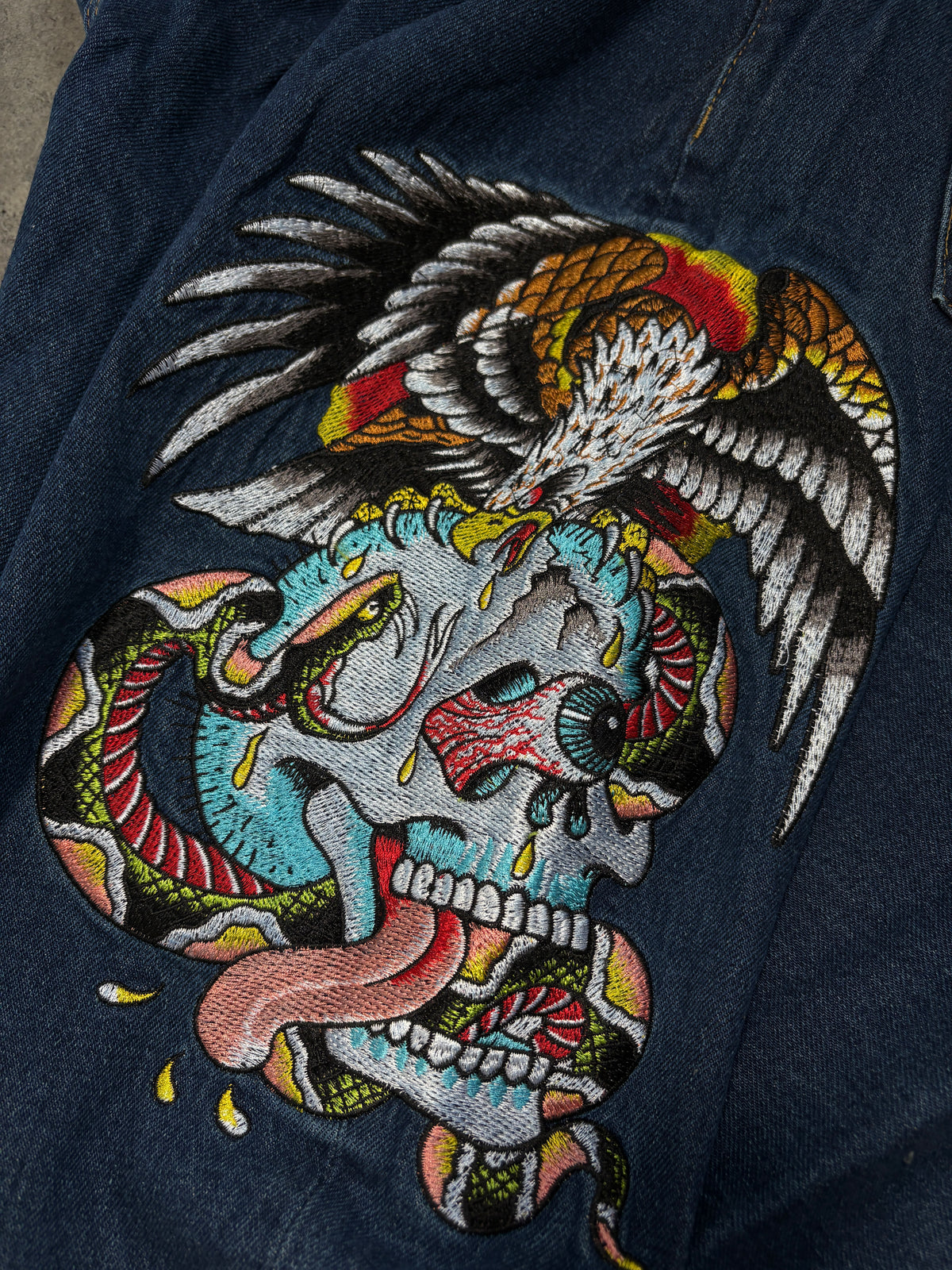 Ed Hardy Skull Baggy Jeans