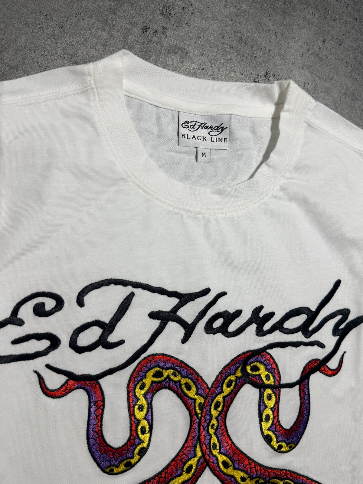 Ed Hardy Snakes Black line T-shirt