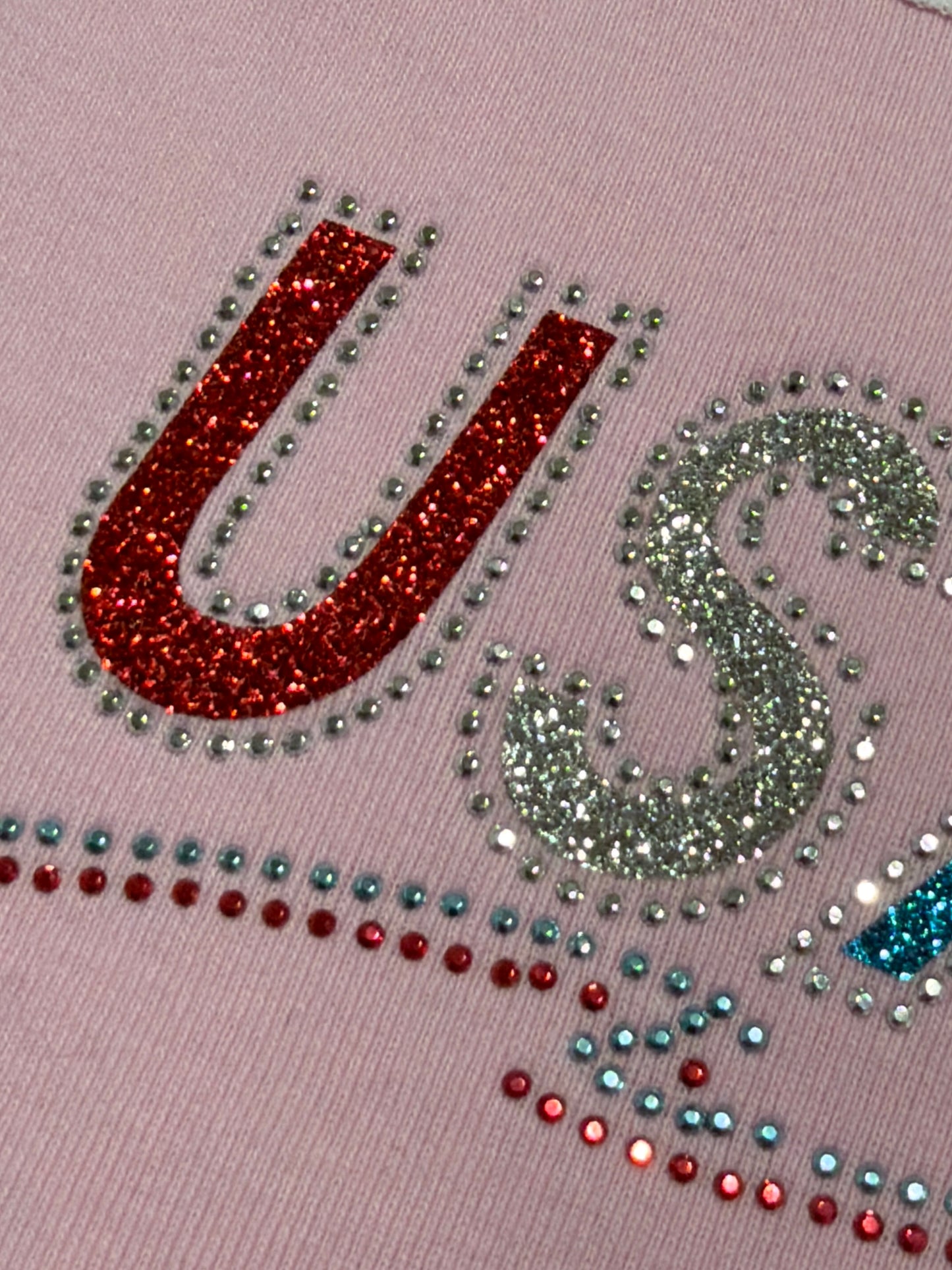 2000s USA Baby Tee Pink College style