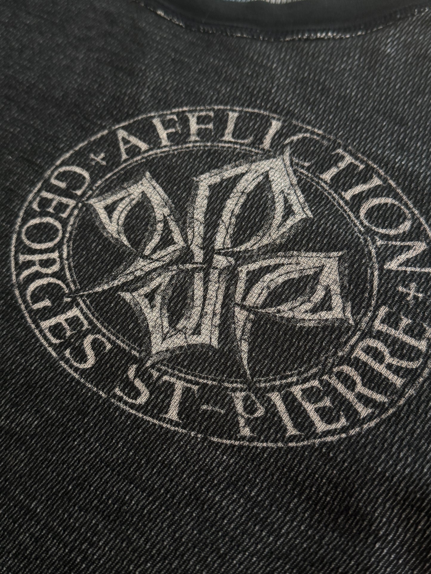 2000s Affliction crewneck double-sided *RARE*