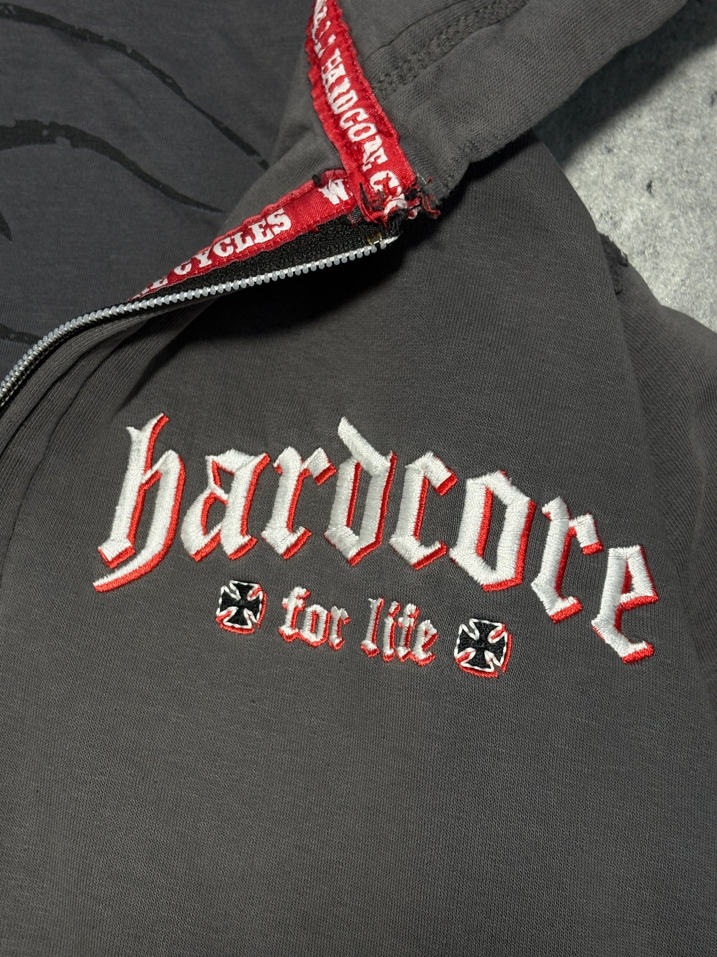 2000s HARDCORE Y2k WASHED Hoodie