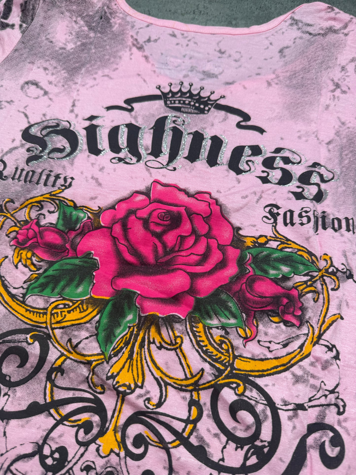 2000s Y2K T-shirt baby pink
