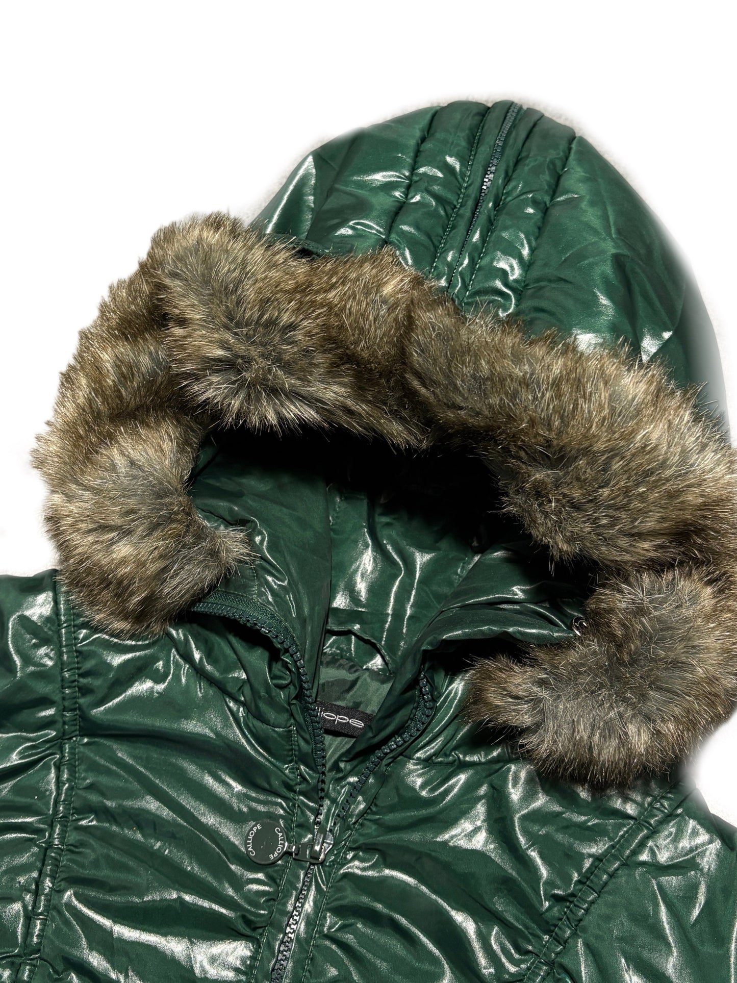 2000s Fur Jacket Wiosenna Bomberka Z Futerkiem