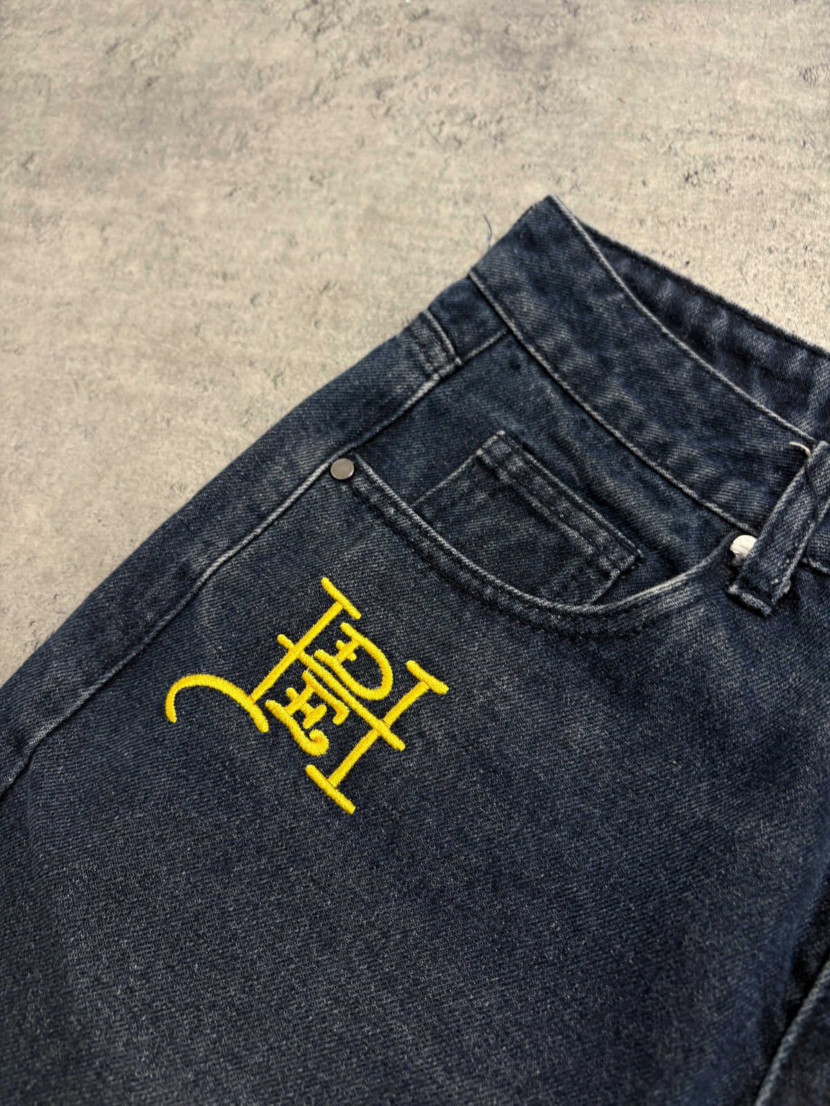 Ed Hardy Printed Baggy Jeans