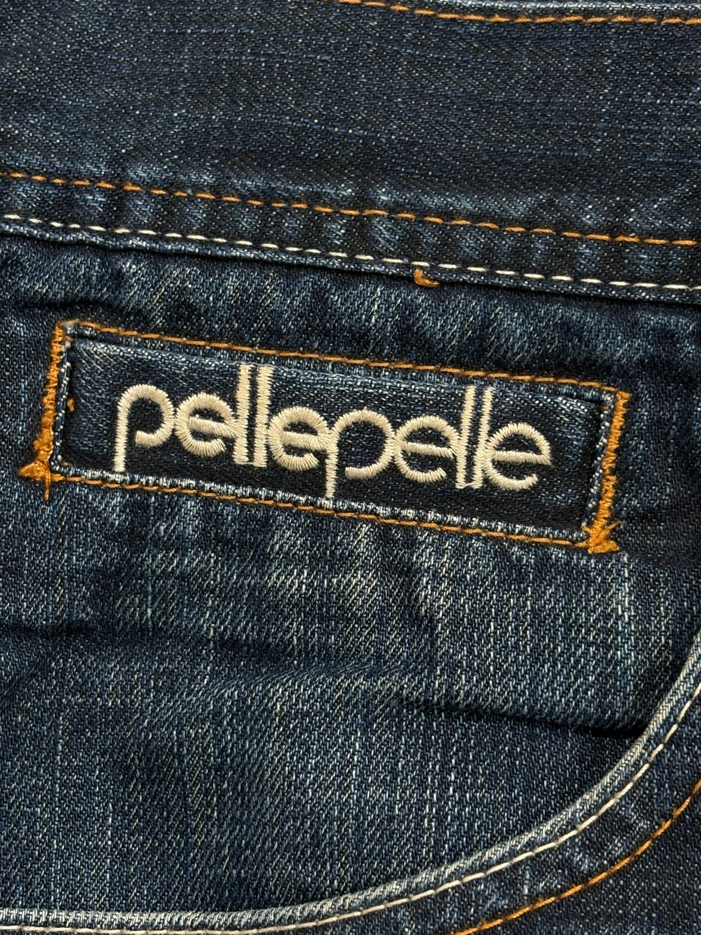 2000s og Pelle Pelle baggy jeans  rhinestones