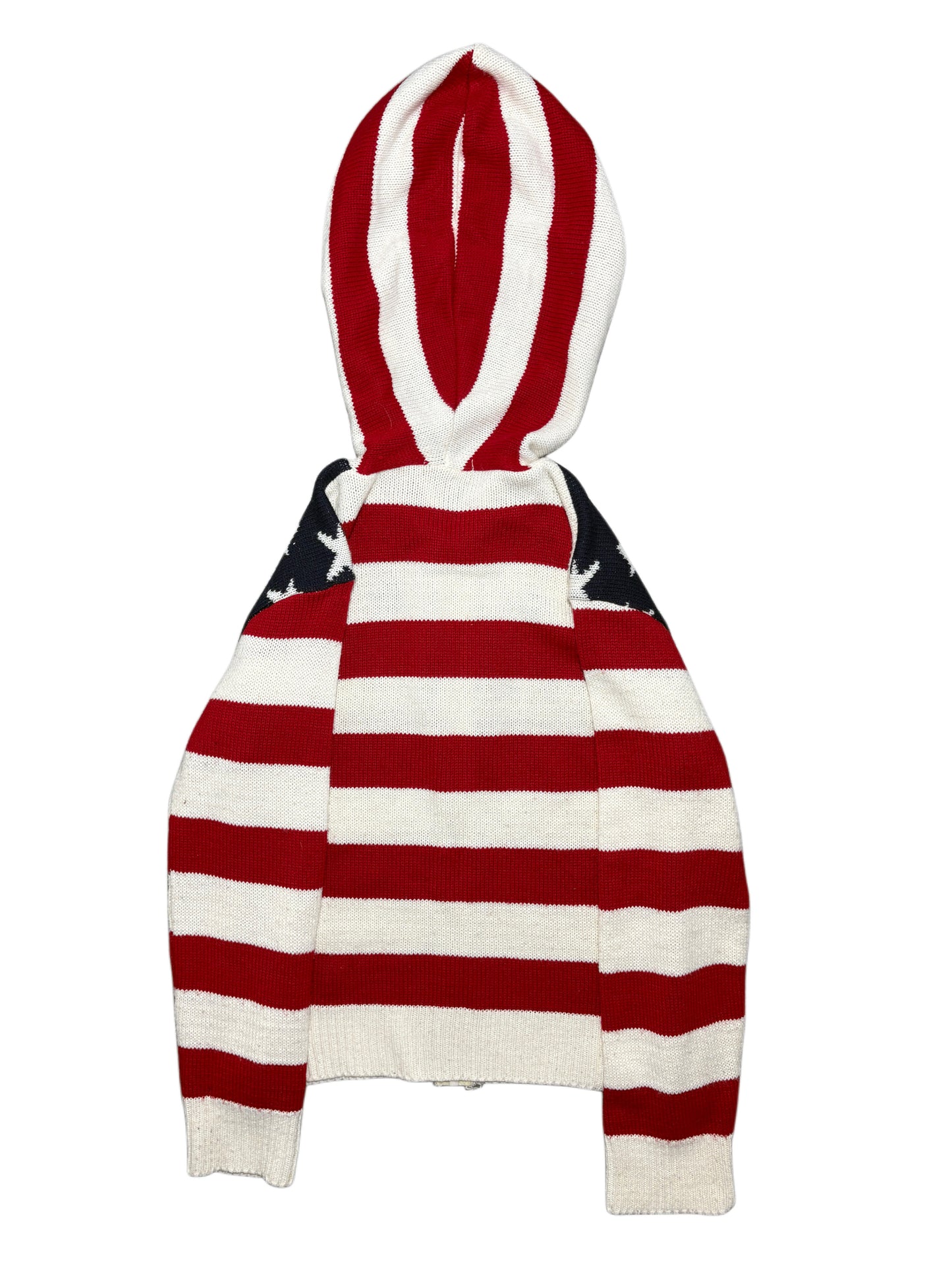 2000s USA knit zip hoodie