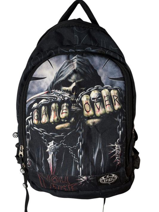 2000s Spiral Goth Backpack Plecak