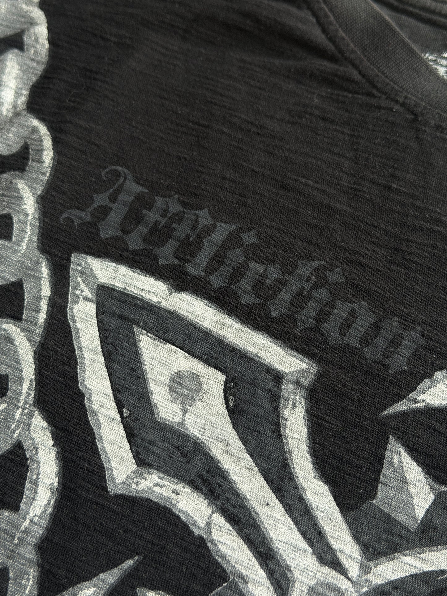 2000s Affliction Skull black t-shirt