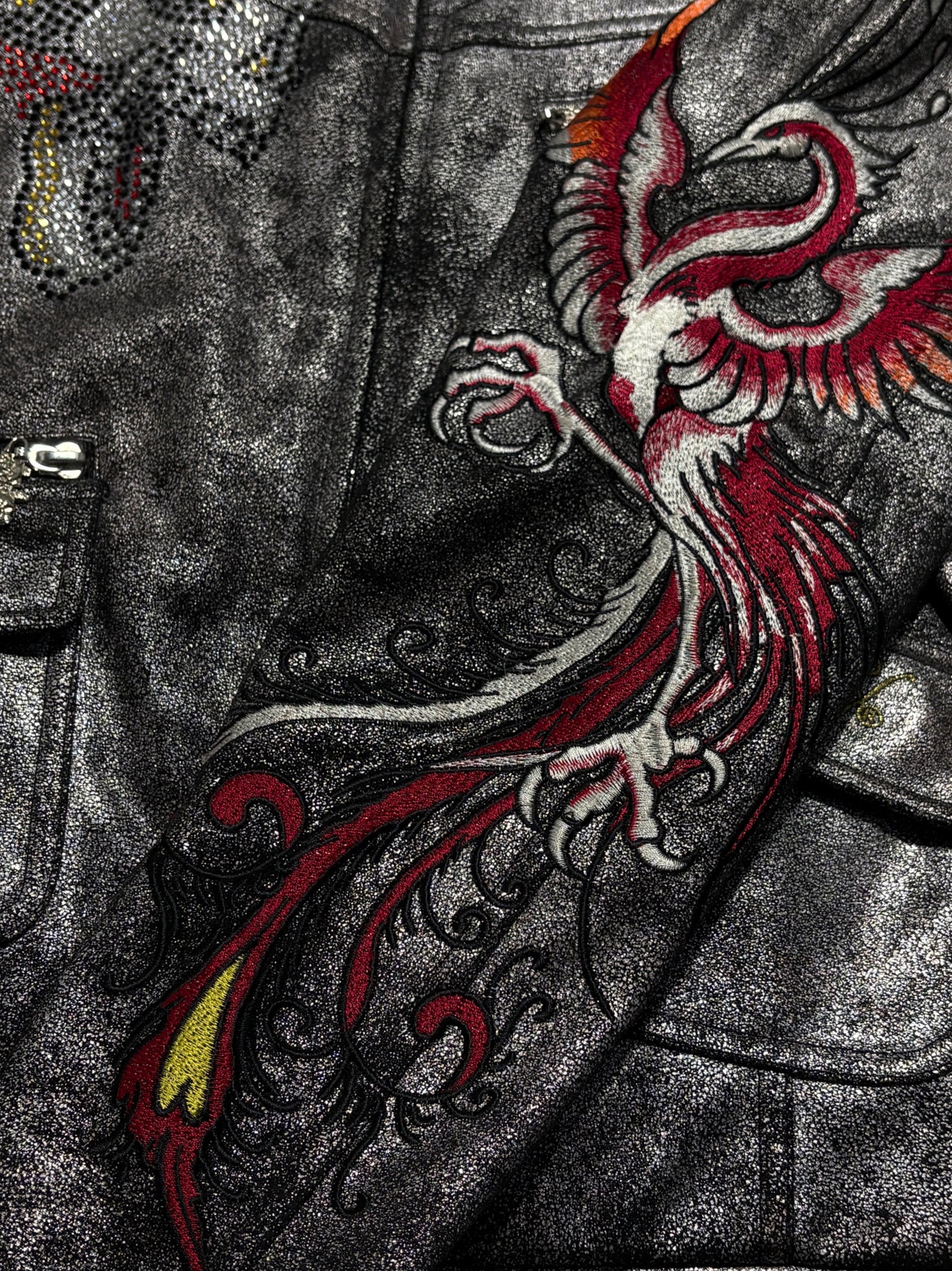 2000s *RARE* ED HARDY CHRISTIAN AUDIGIER ZIP UP JACKET ☣️