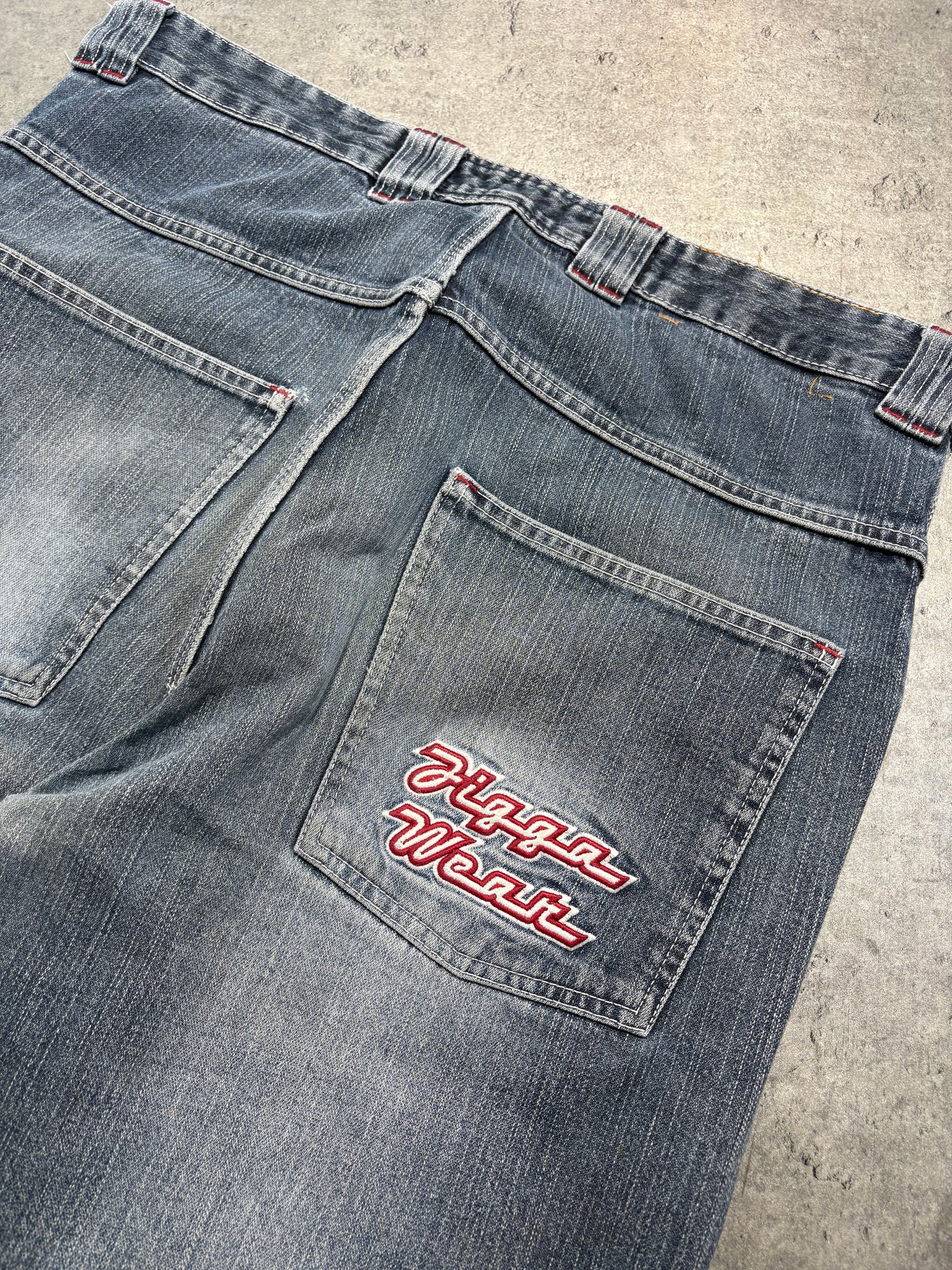 2000s *RARE* Jiggawear rap hiphop og baggy jeans og polska marka