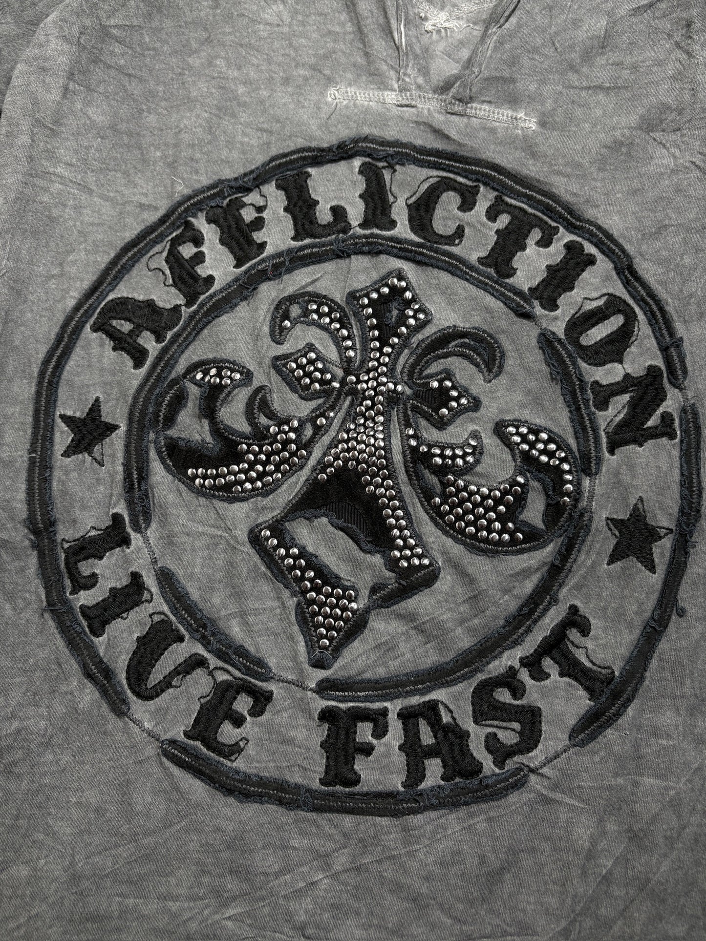 2000s Affliction Y2K Tee V-neck T-shirt