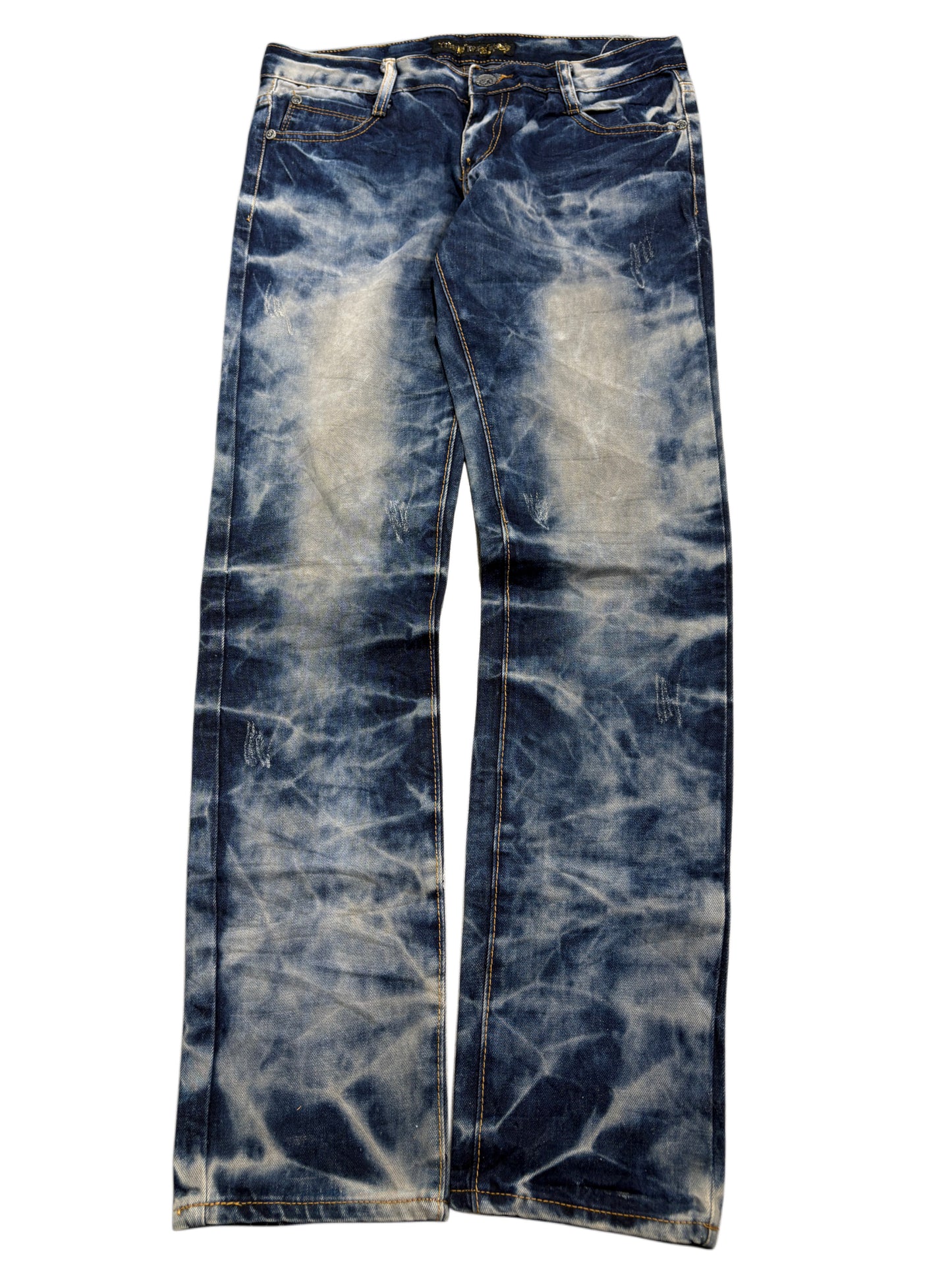 2000s UK Flag dark washed jeans y2k