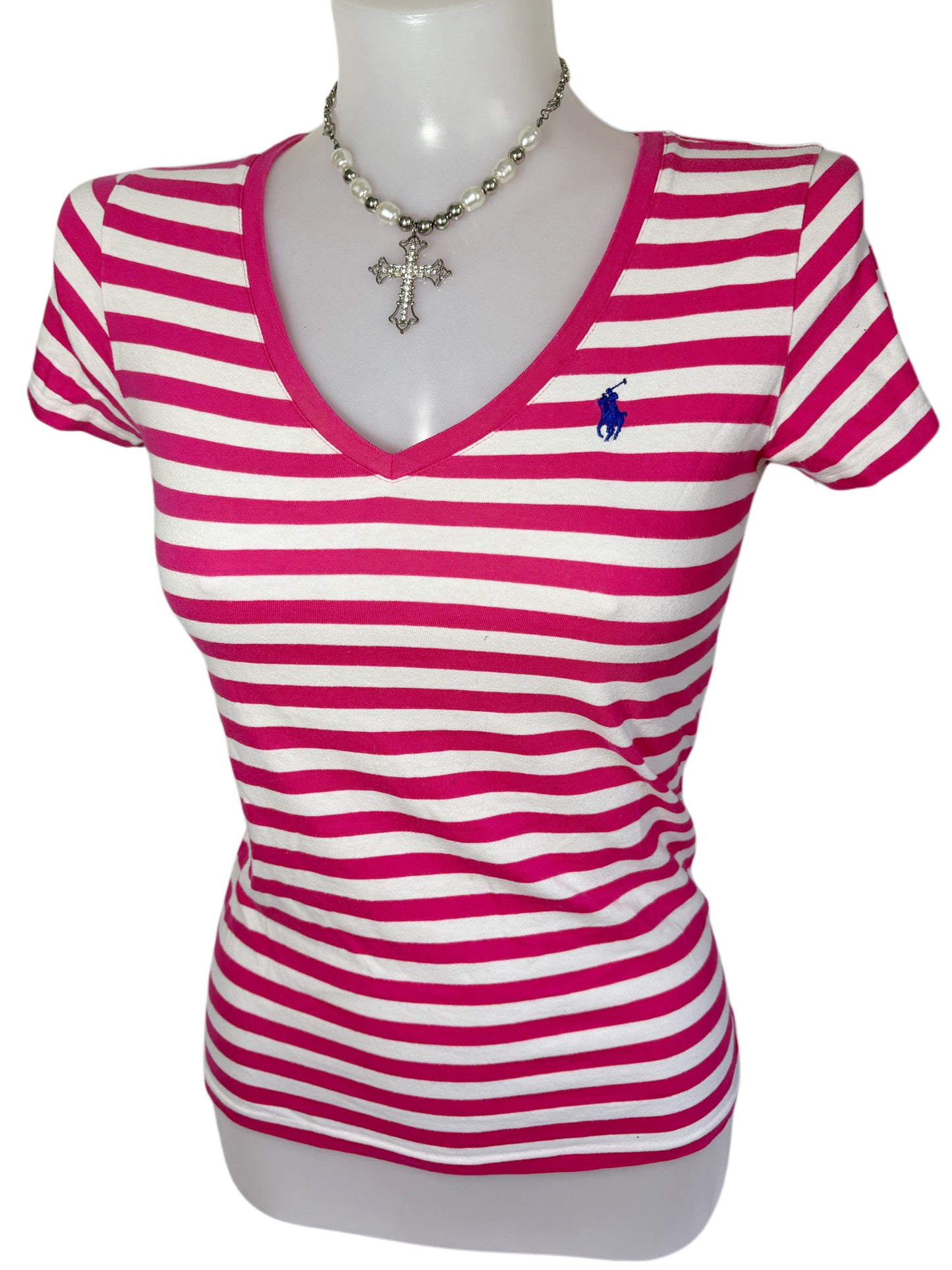 2000s Polo Ralph Lauren T-shirt V-neck