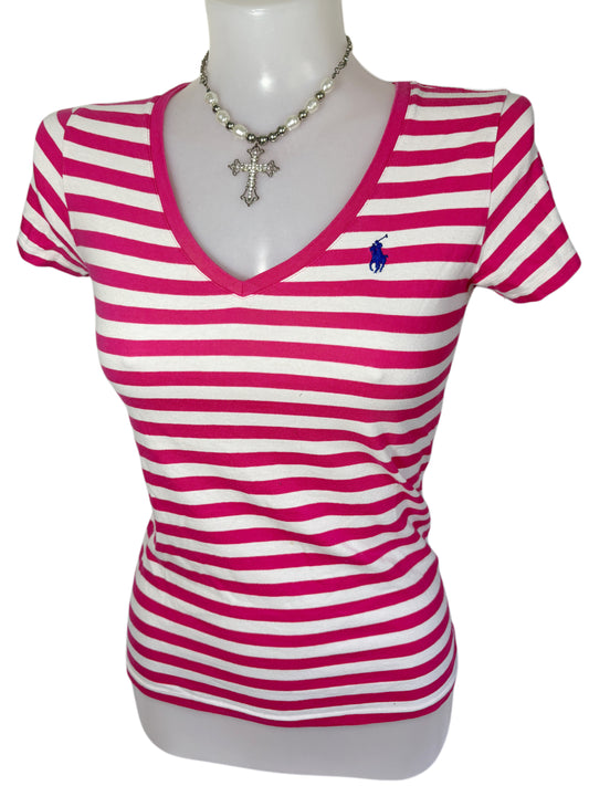 2000s Polo Ralph Lauren T-shirt V-neck
