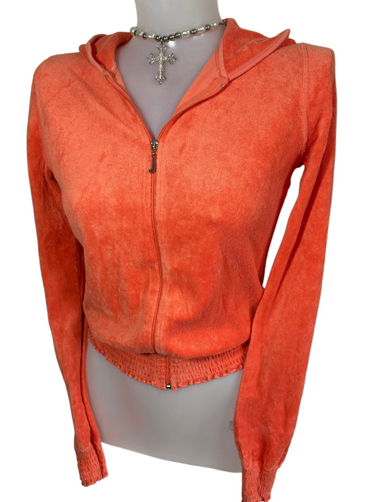 2000s Juicy Couture Welur Zip Up Hoodie