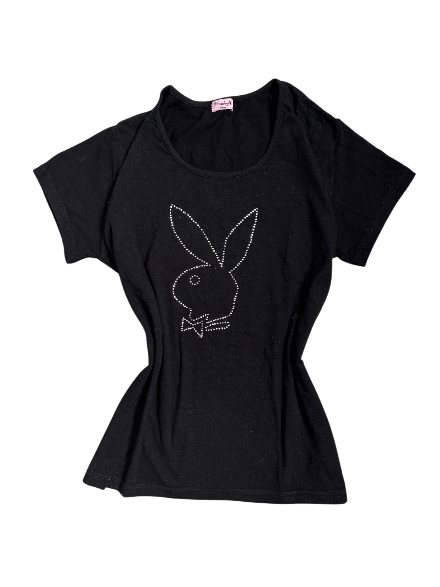2000s Playboy Tee z kryształkami