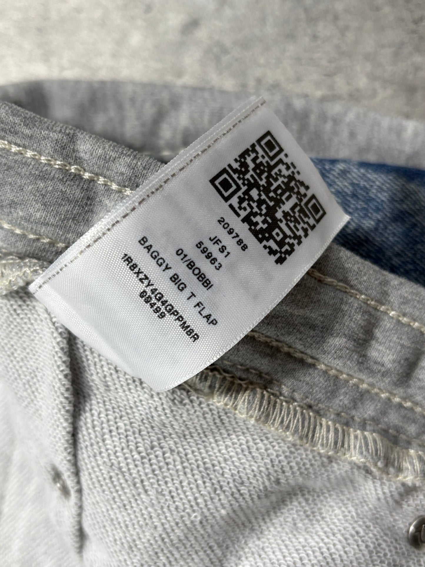 True Religion sweatpants baggy distressed jeans *rare*