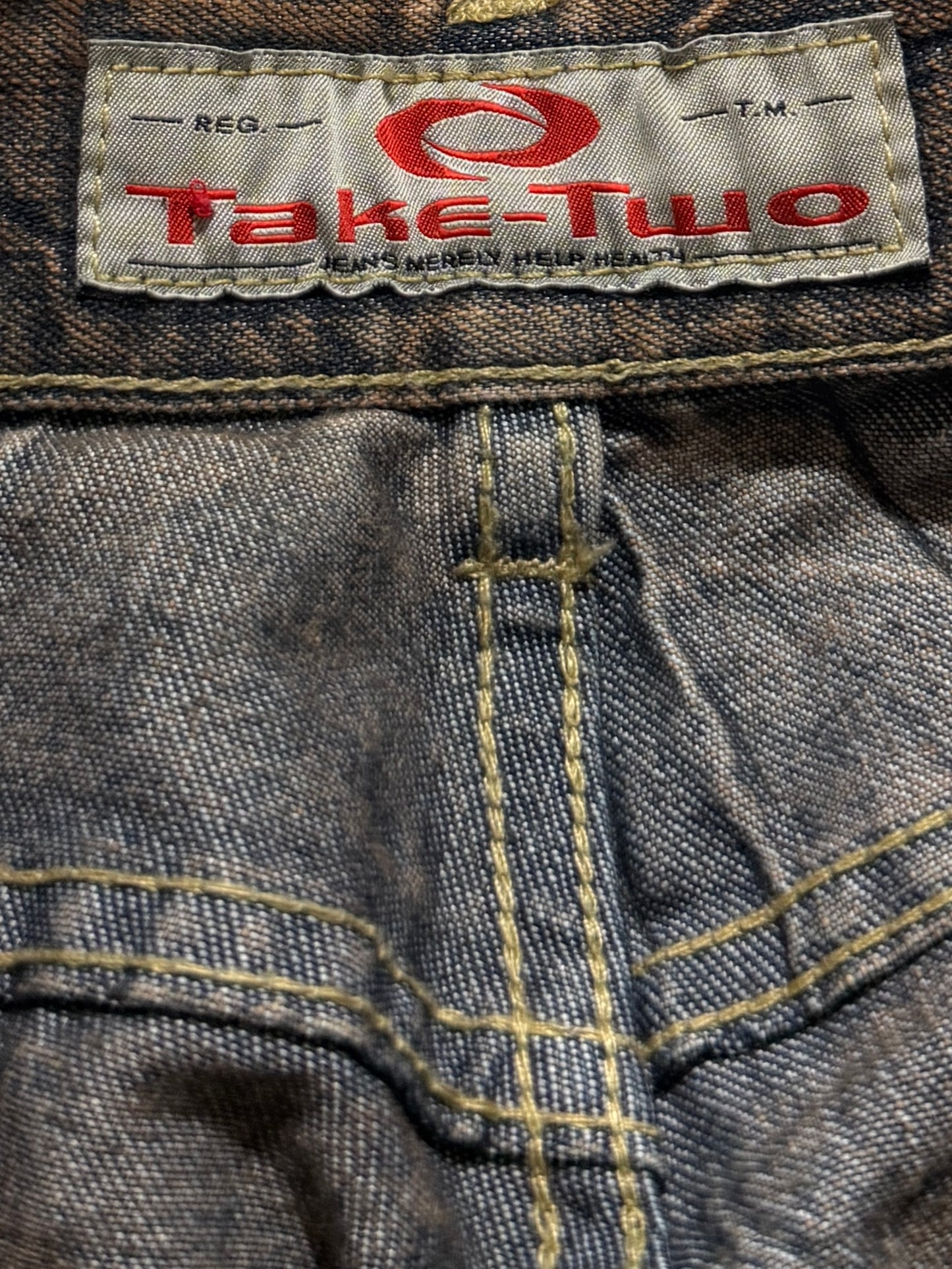 2000s Bootcut washed japan style jeans