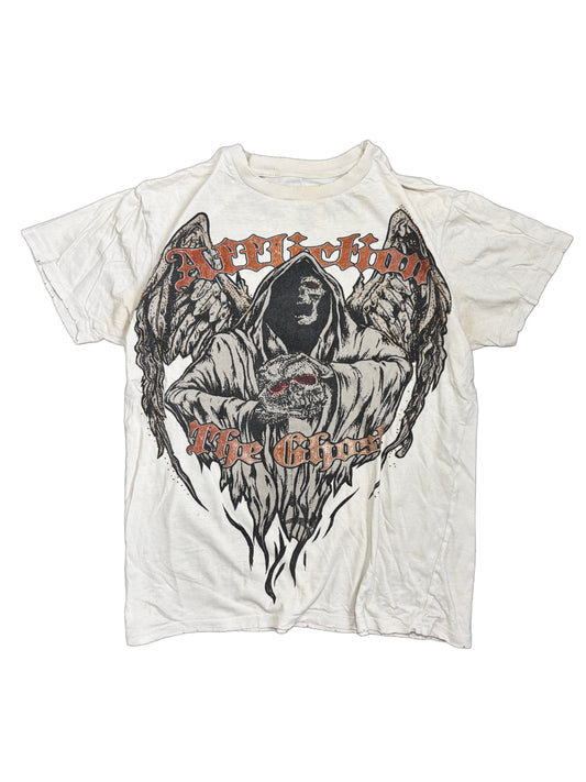 2000s Affliction cream t-shirt