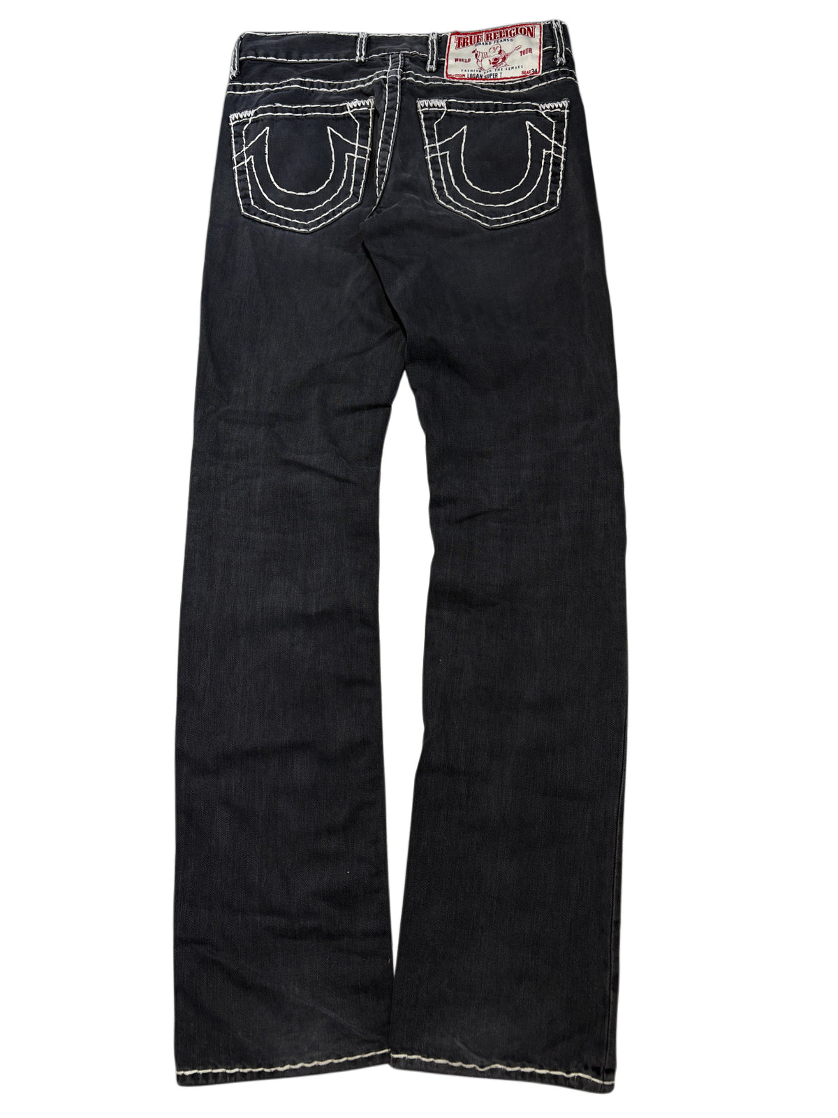 2000s *RARE* True Religion Black Y2K Jeans
