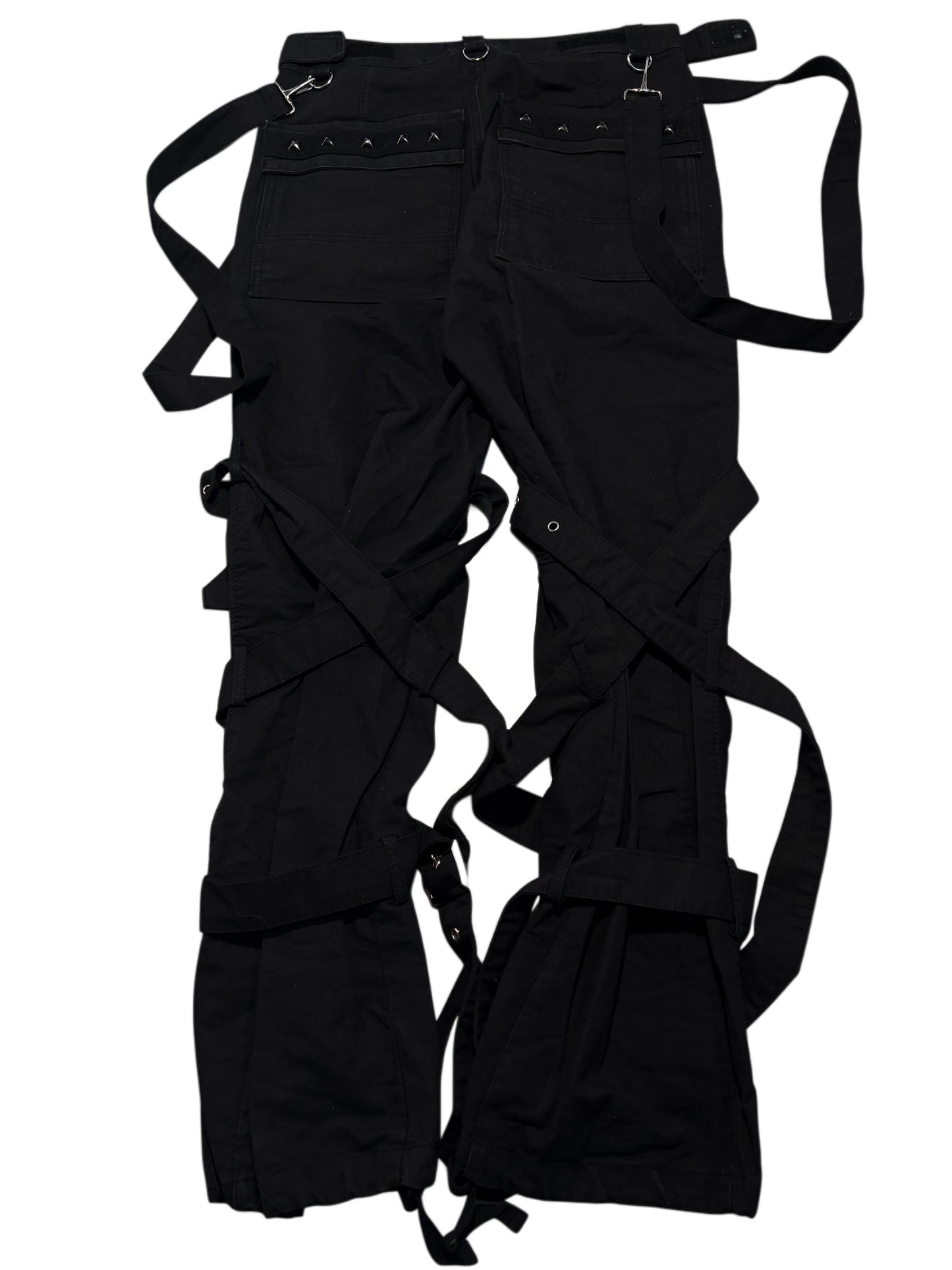 2000s Queen of Darkness Alternative avantgarde bondage jeans