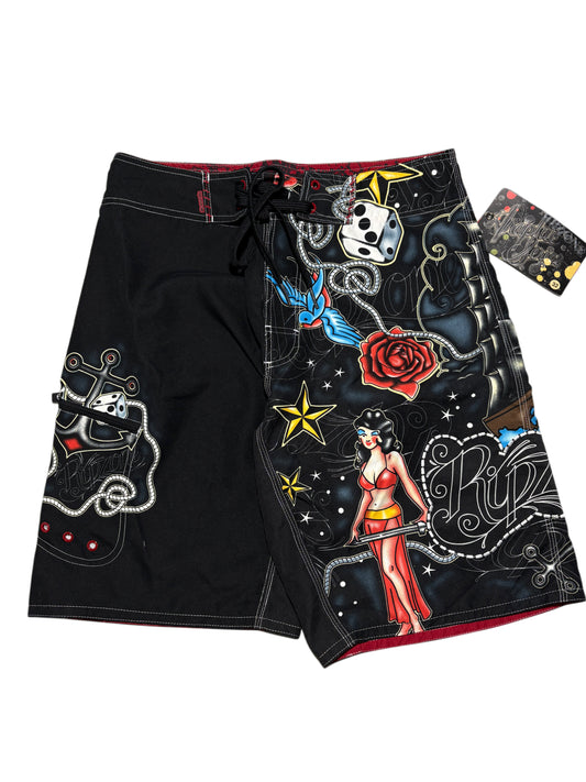 2000s Printed swim shorts *brand new*