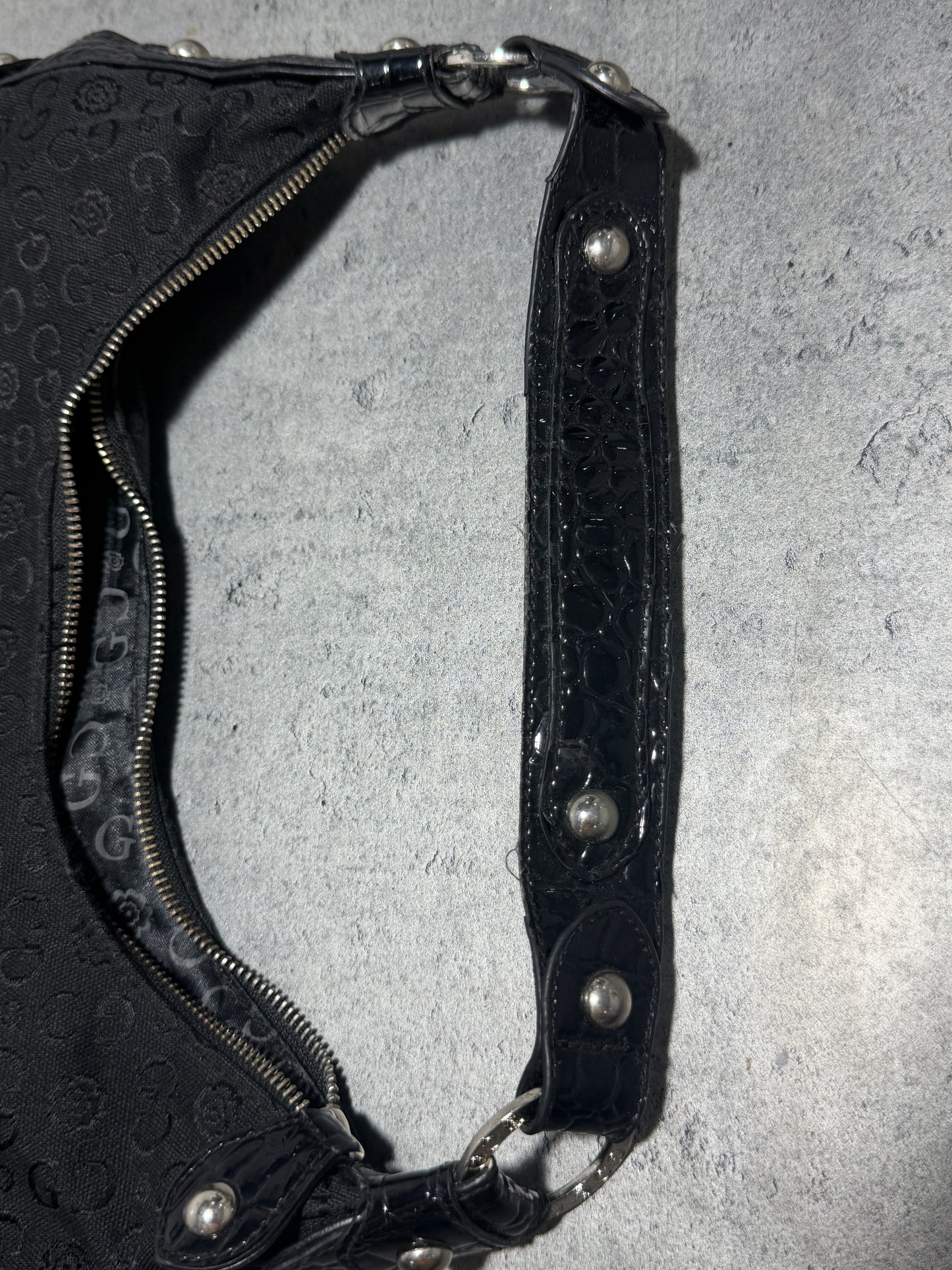 2000s Gussaci Black Bag