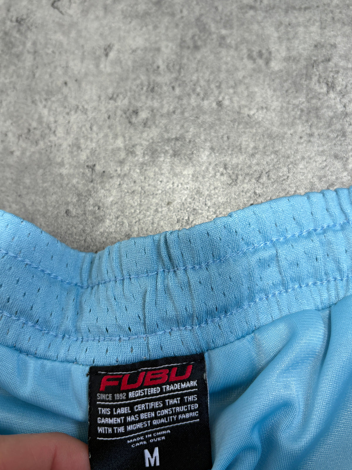 Fubu Baby Blue Basketball Baggy Shorts