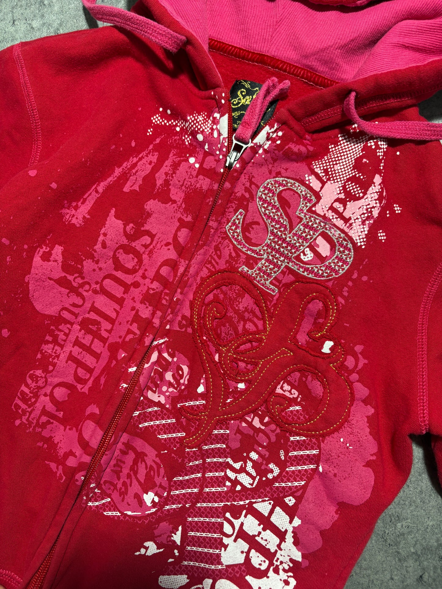 2000s Southpole Y2K Zip Up Hoodie
