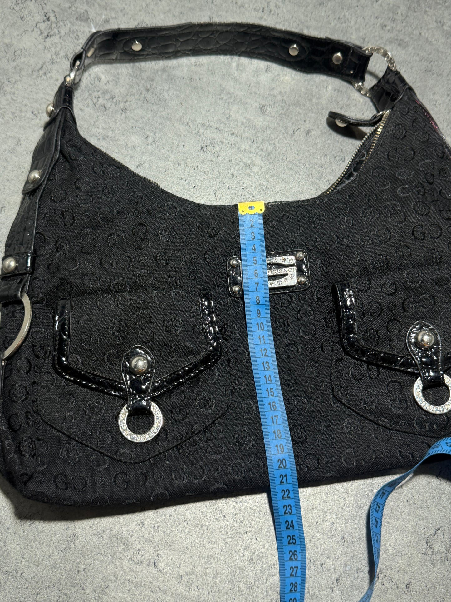 2000s Gussaci Black Bag