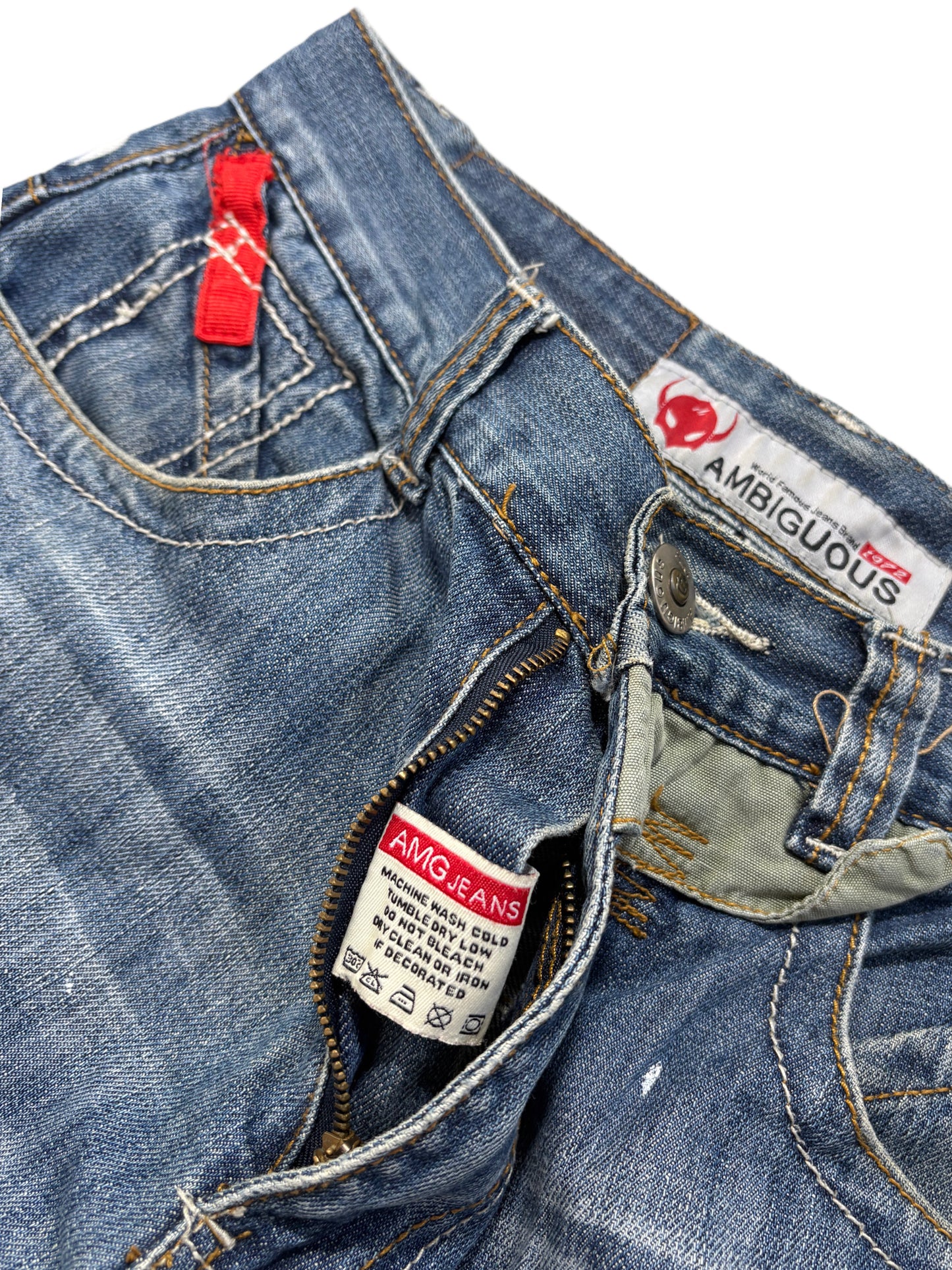 2000s Ambigous baggy jeans y2k rap hip hop